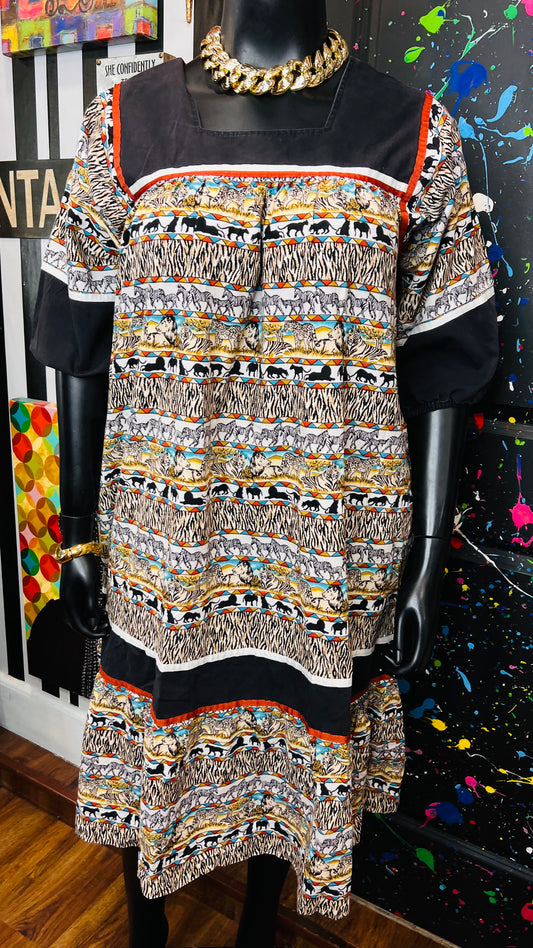 Vintage Safari House Dress (16)