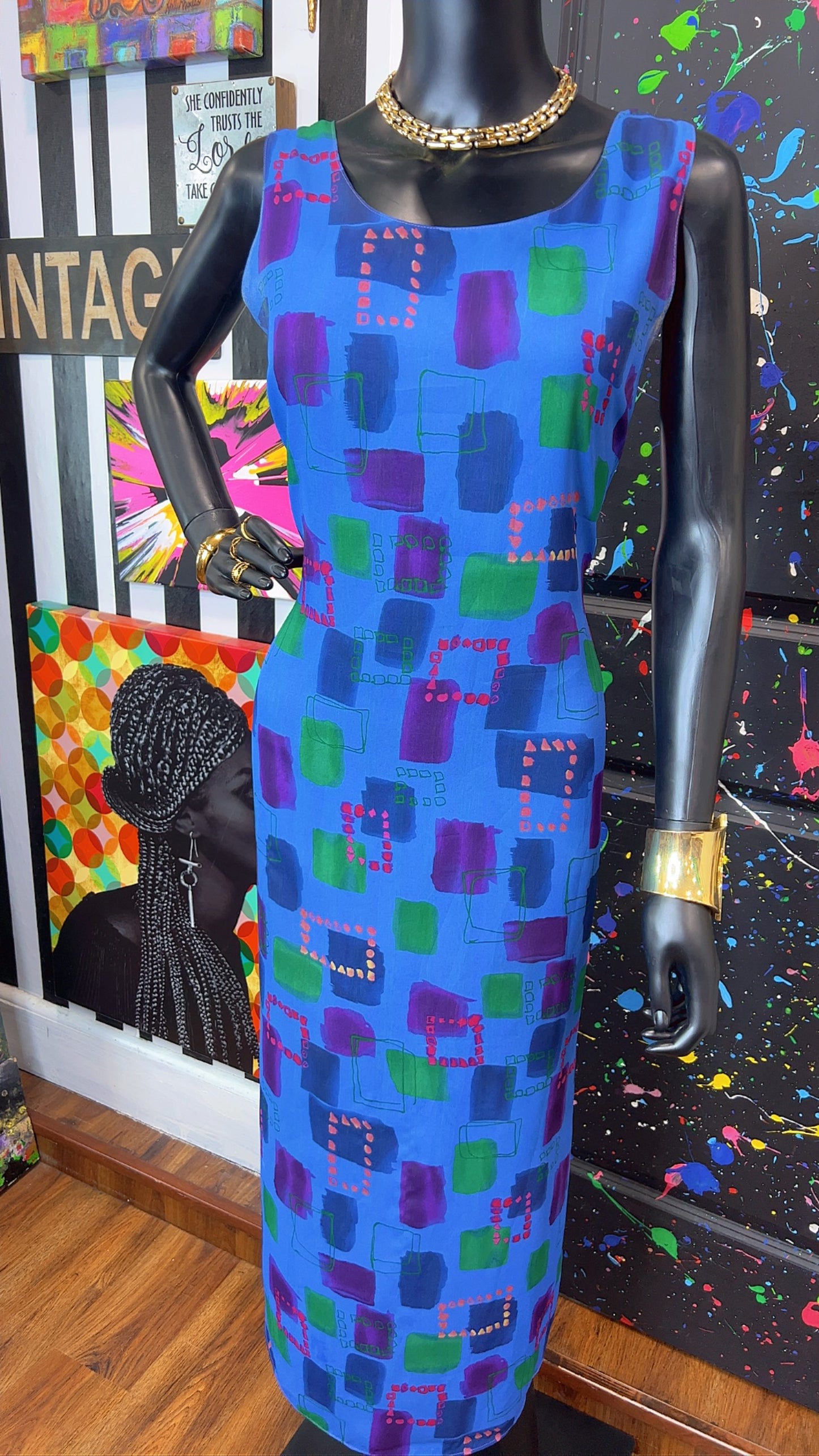 Vintage 90’s Reversible Spring Dress (12)