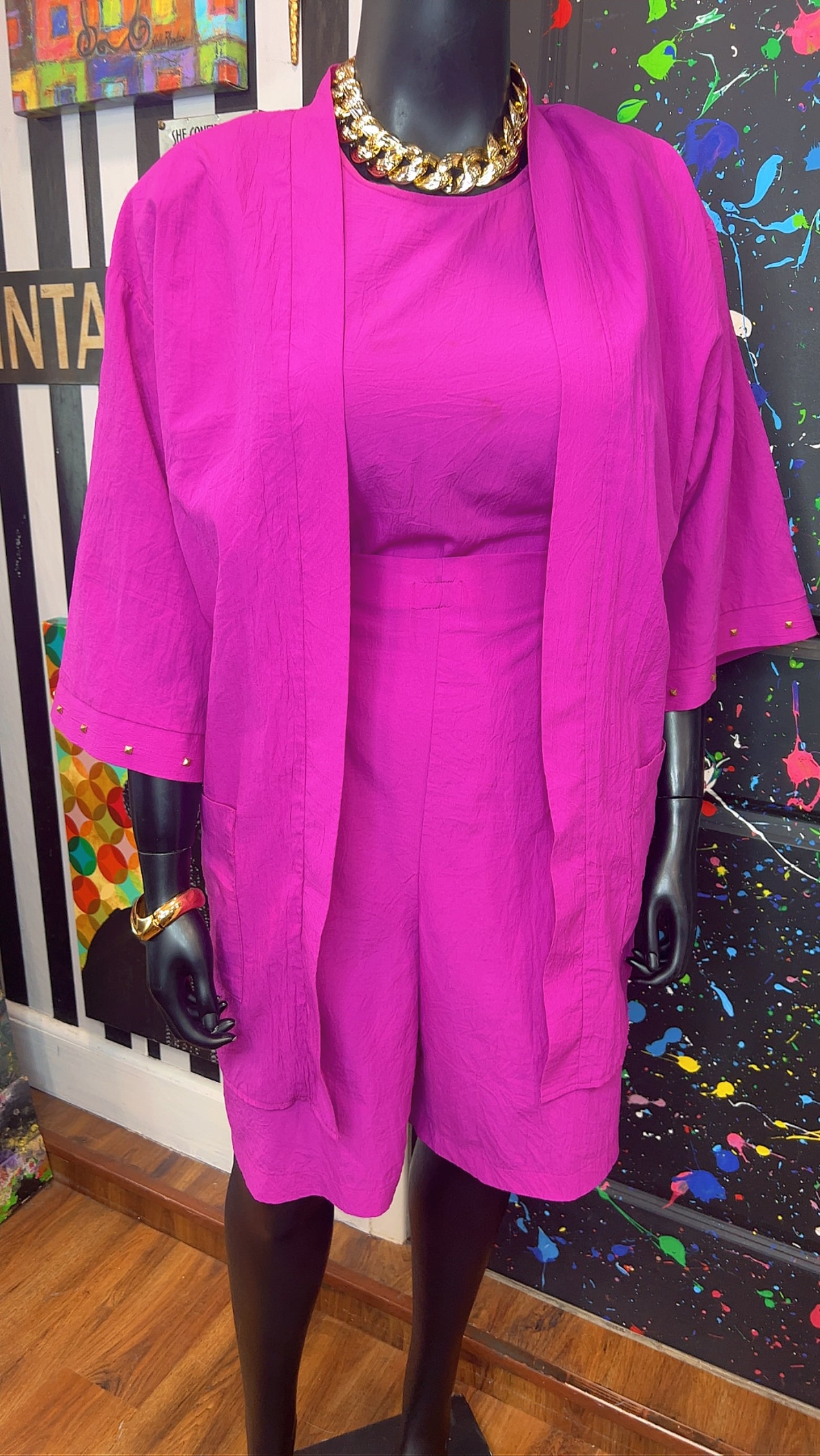 Vintage Shorts Set w/ Matching Duster (24W)