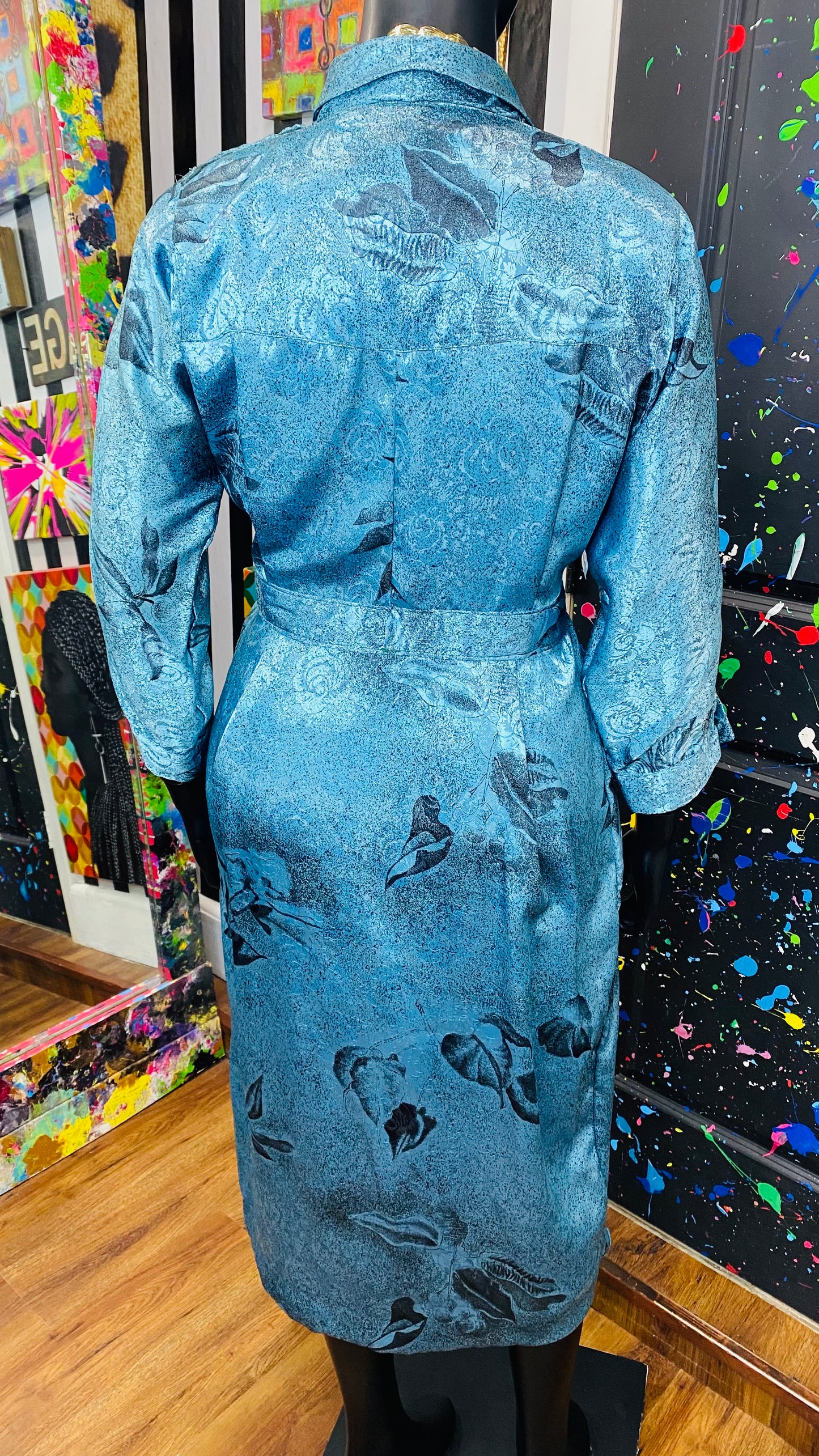 Vintage Floral 90’s Party Dress (14/16)