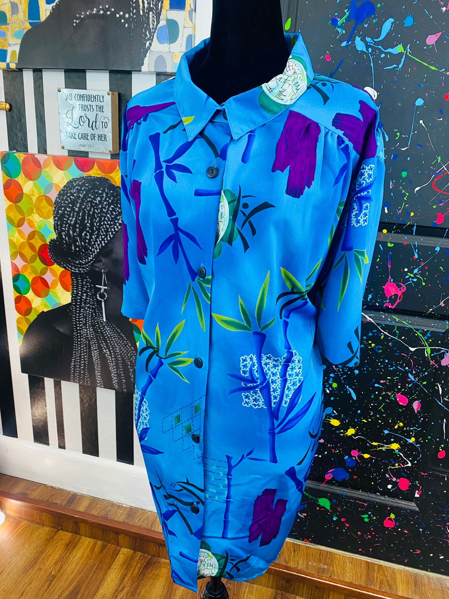 Vintage A Personal Touch Short Sleeve Blouse