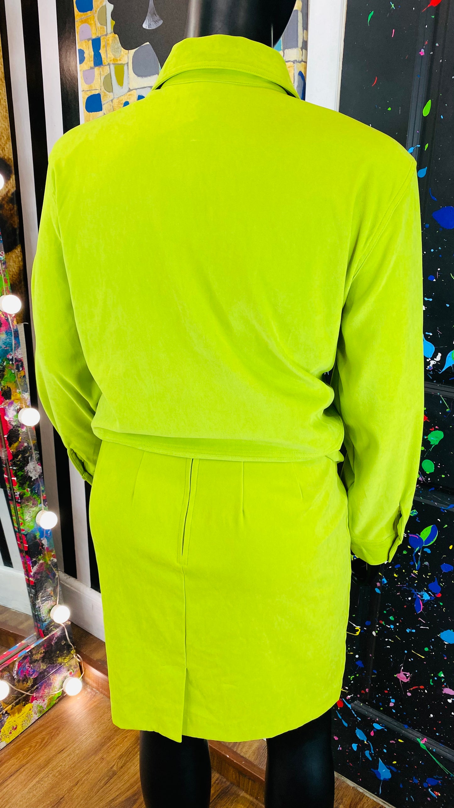 Avenue Green 2 piece Skirt Set