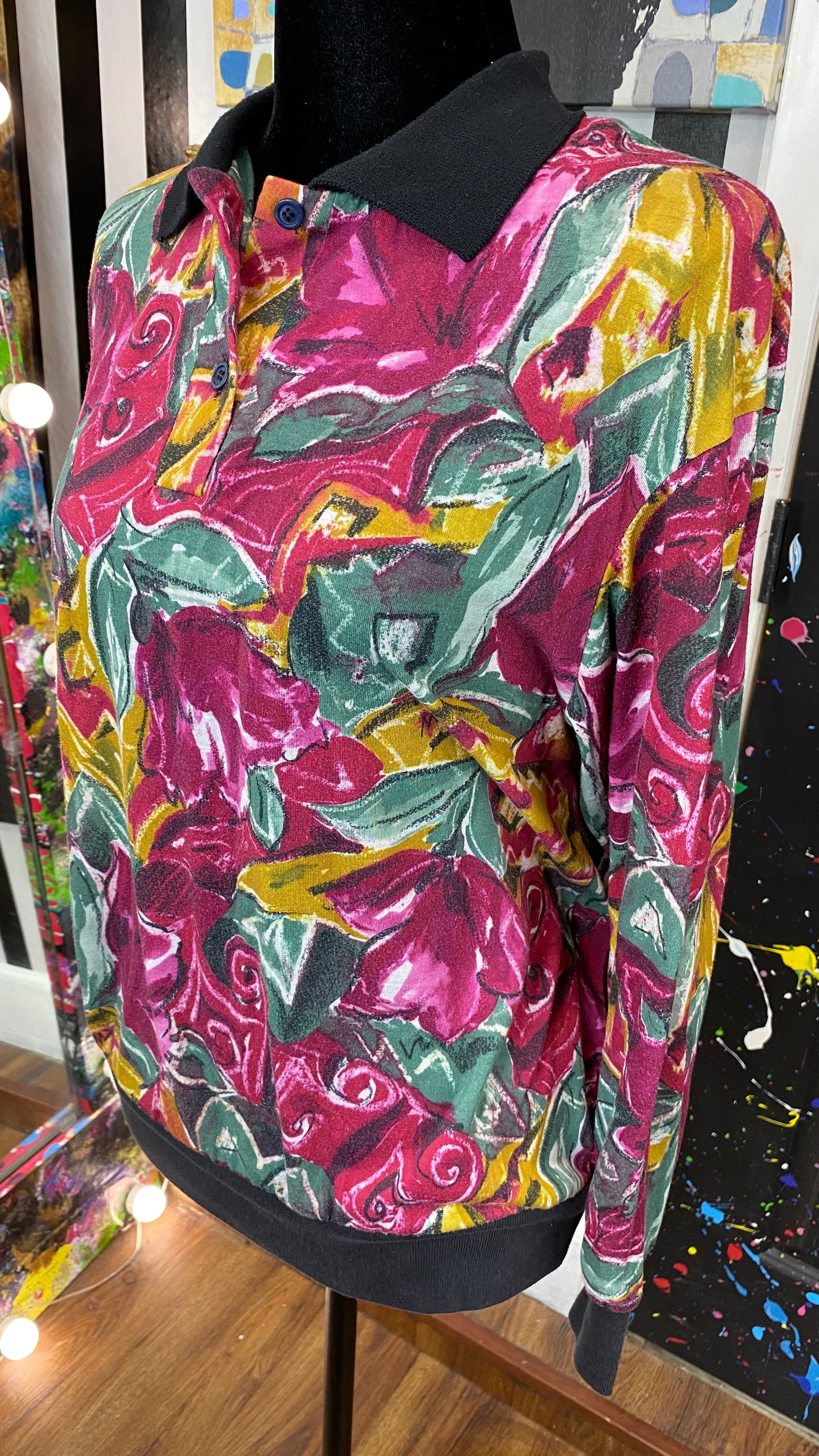 Vintage Teddi Long Sleeve Blouse