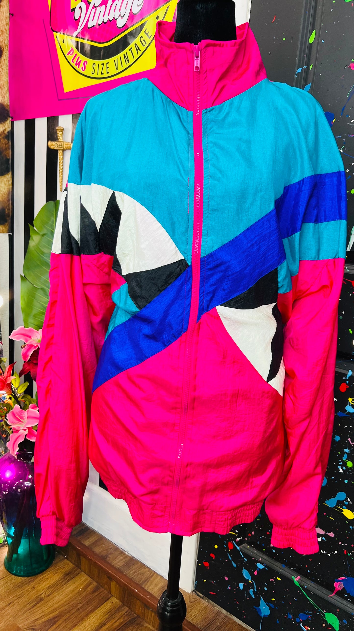 Vintage 80s 90s Windbreaker Jacket