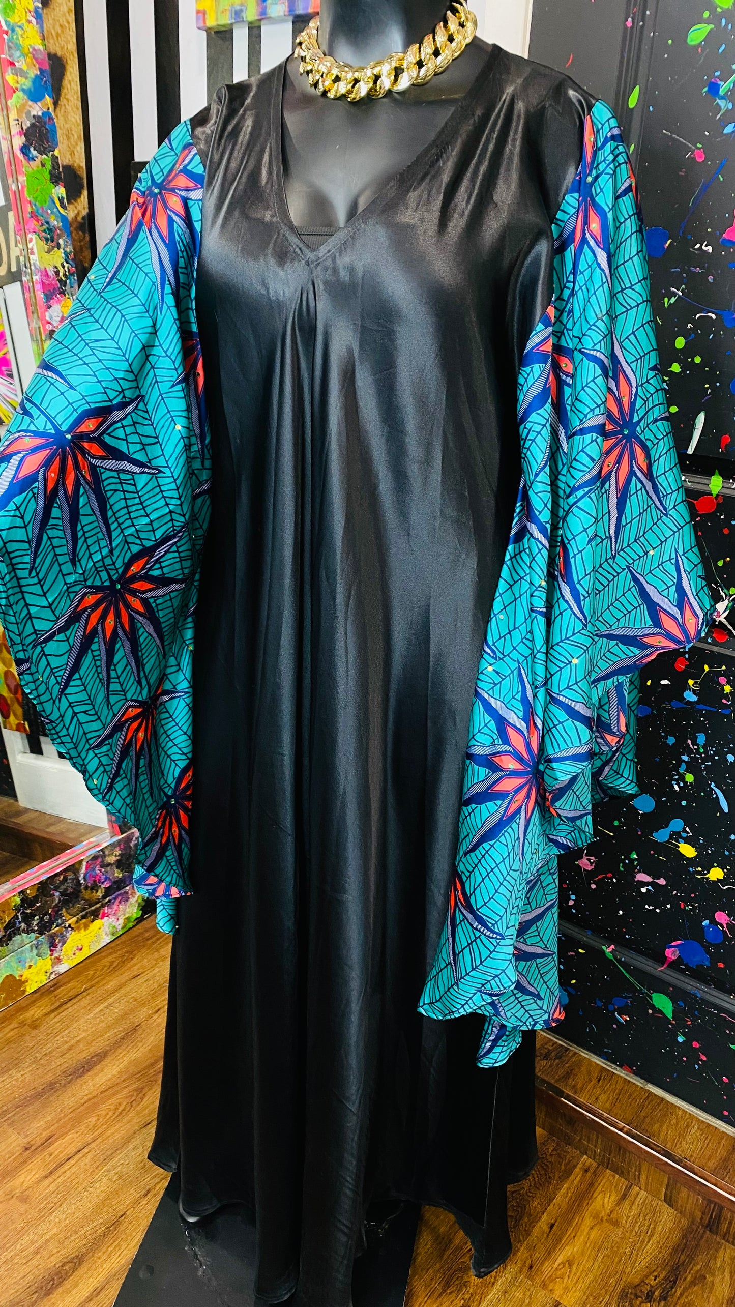 Vintage Kaftan Dress (OS)