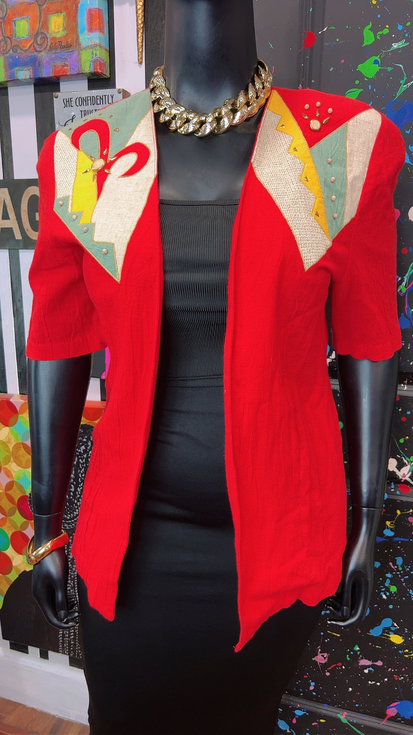 New with Tags Rainbow Long Duster (30)