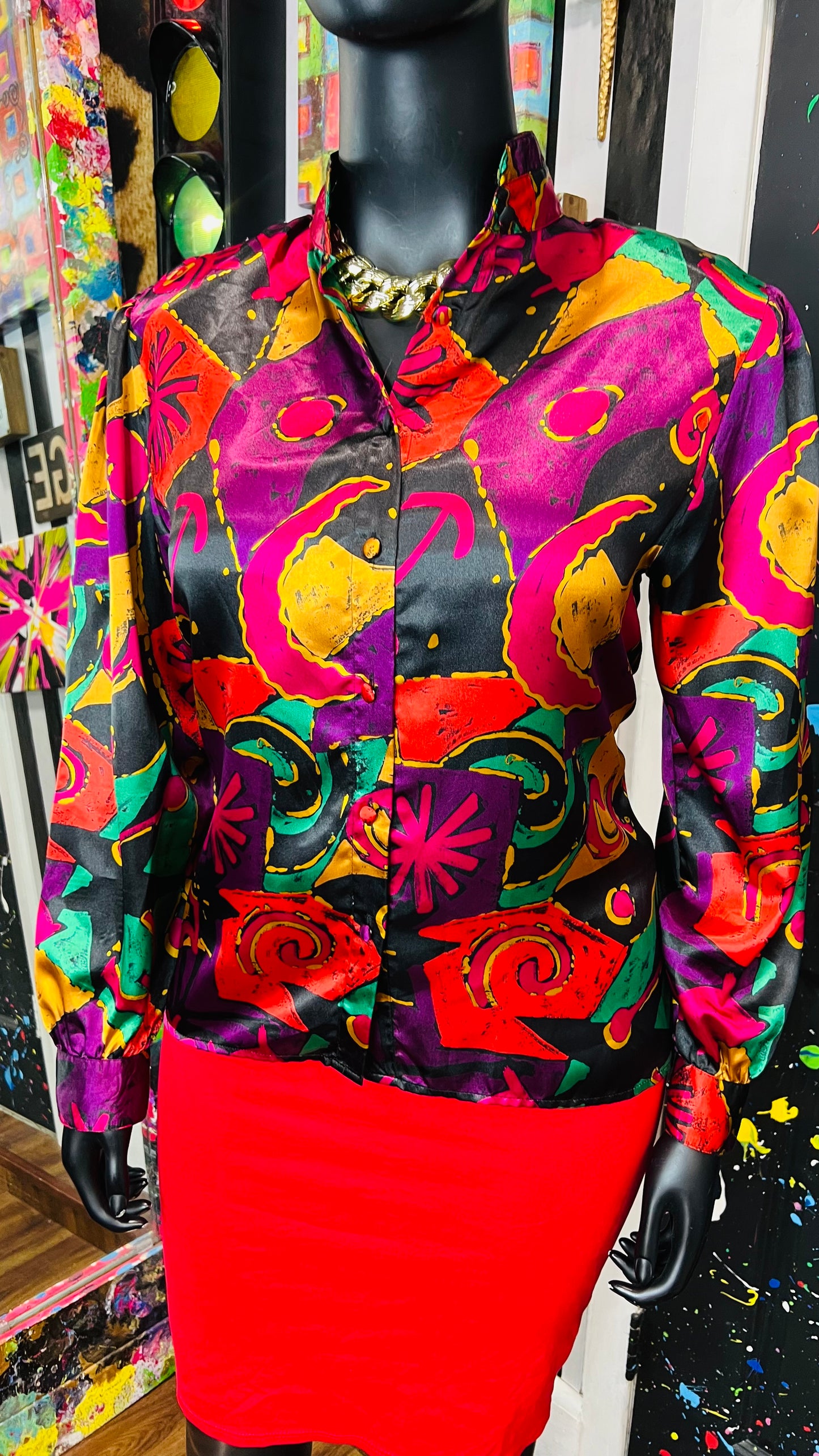 Vintage Abstract Blouse (14)