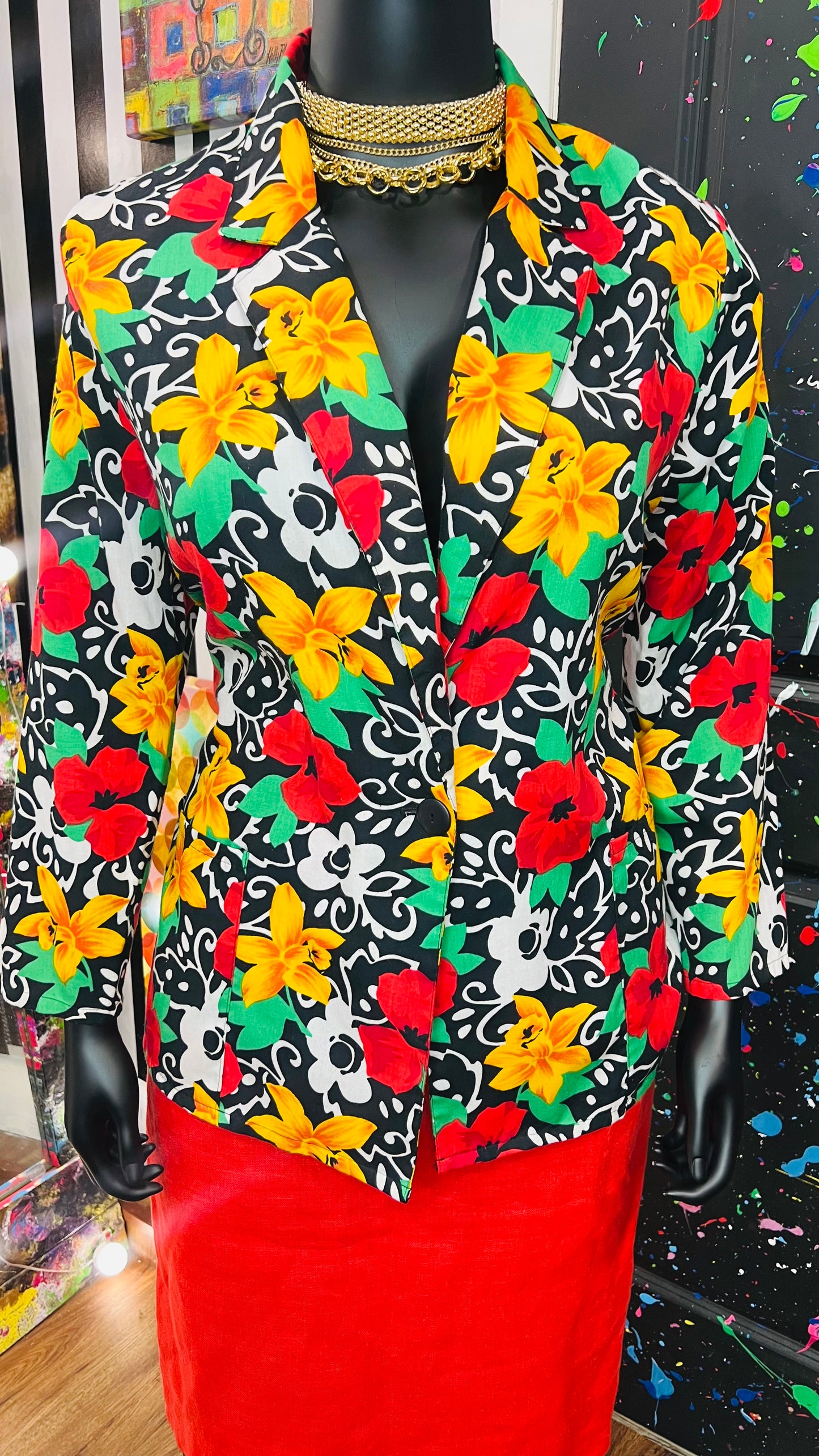 Vintage Cotton Single Stitch Blazer (16)