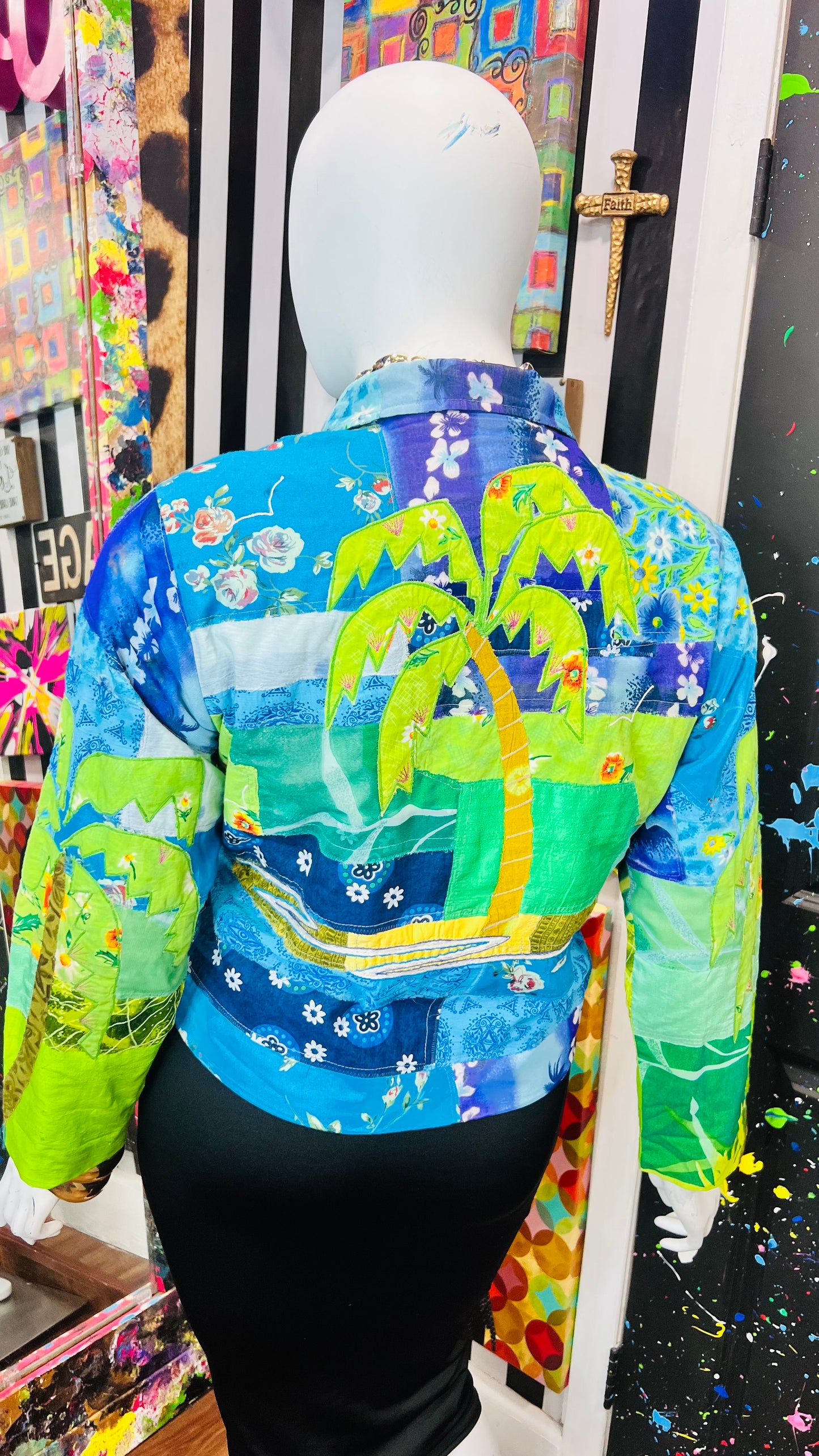 Vintage Sandy Starkman Abstract Jacket (14)