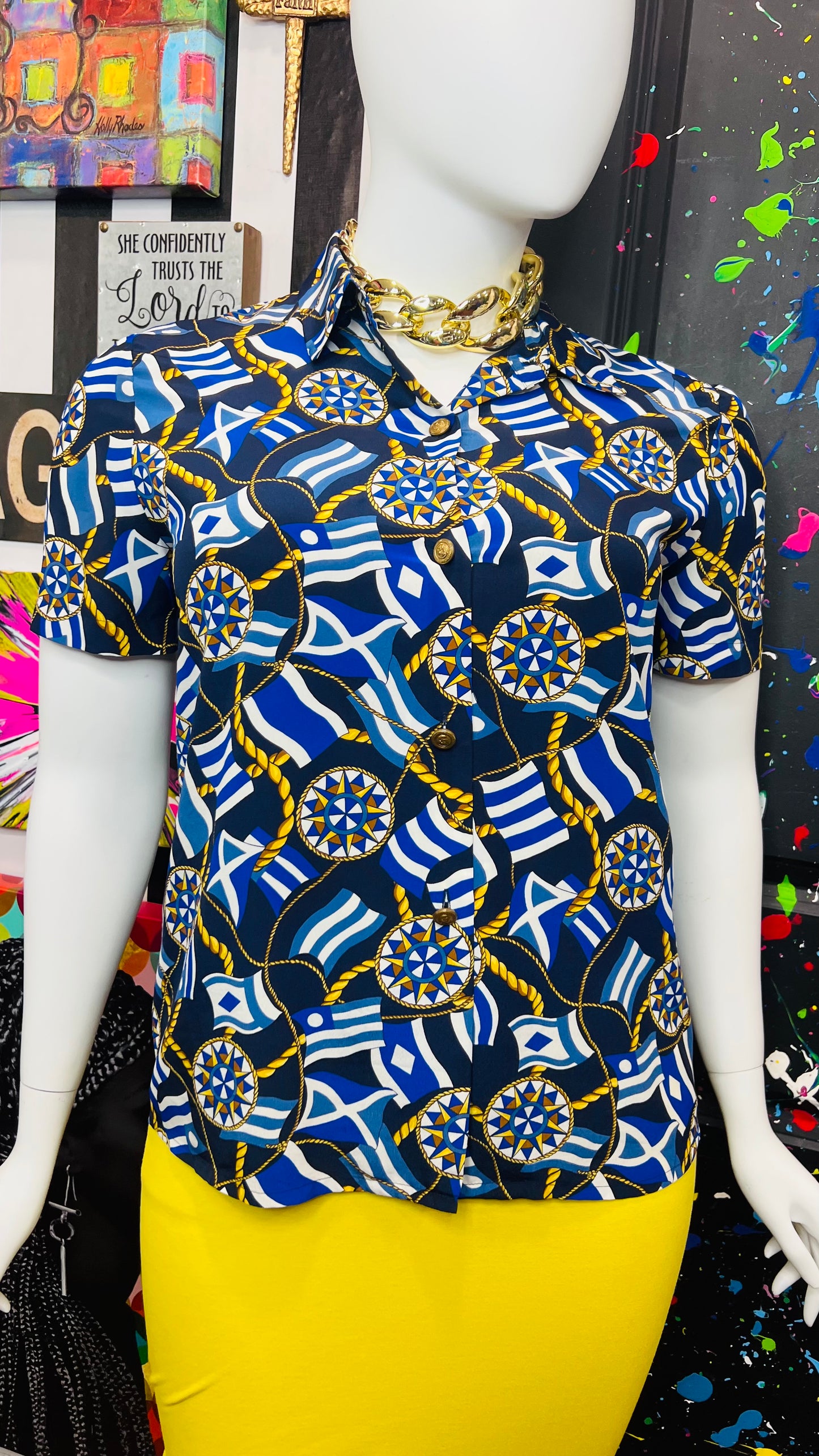 Vintage Nautical Blouse (14)
