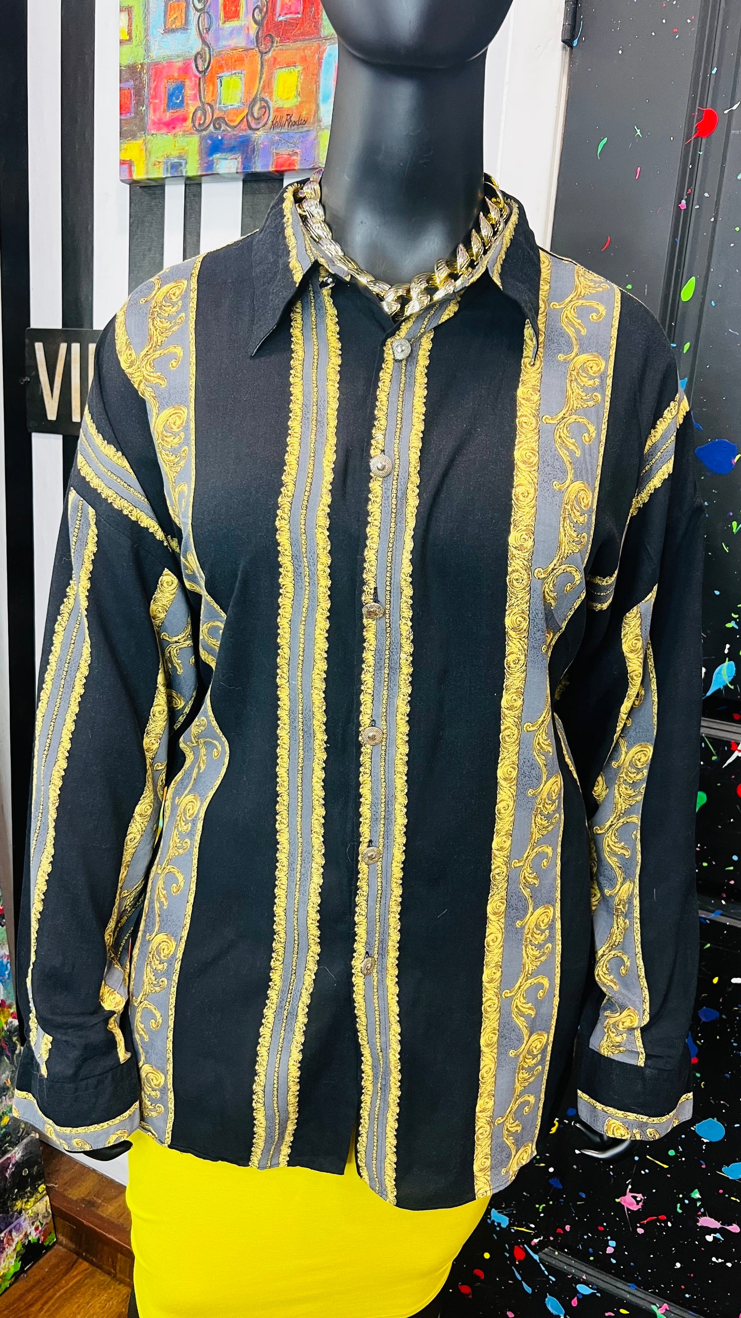 Vintage Rayon Blouse (26)