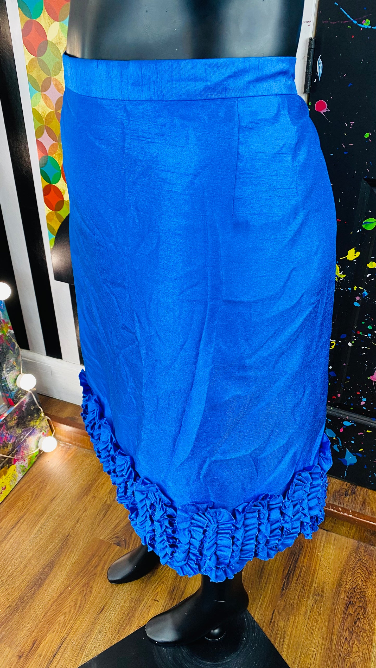 Vintage Royal Mini Skirt