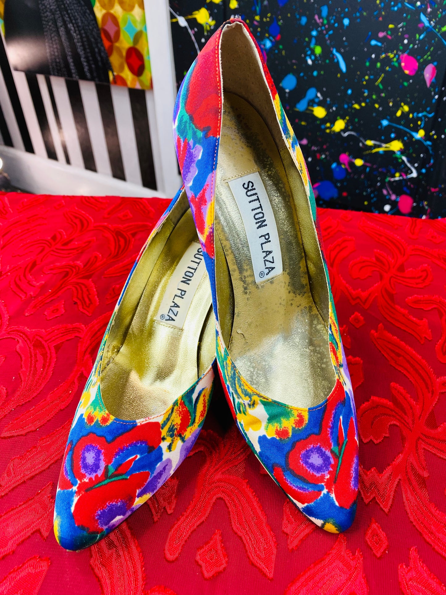Sutton Plaza Floral Heels