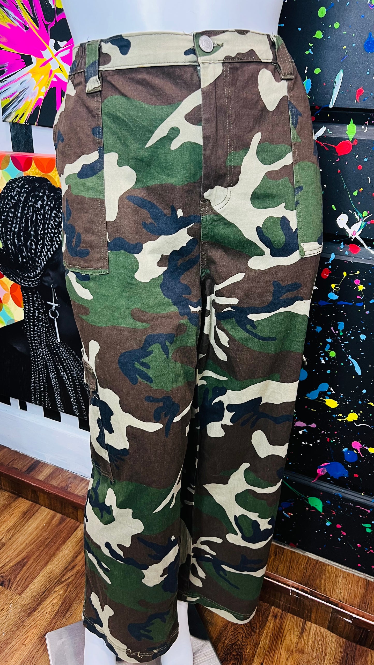 Camo Cargo Pants - Good Stretch (22)