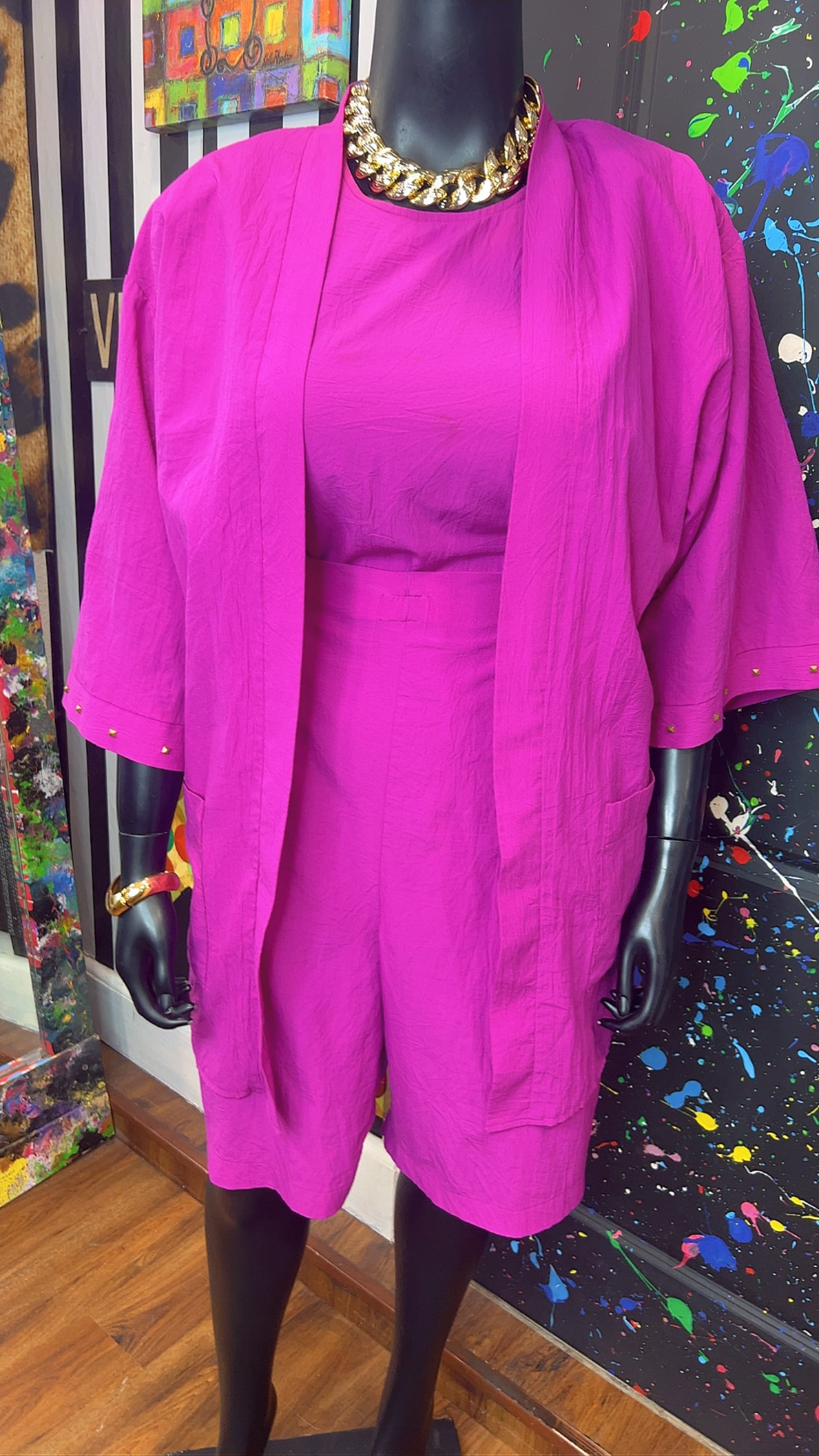 Vintage Shorts Set w/ Matching Duster (24W)