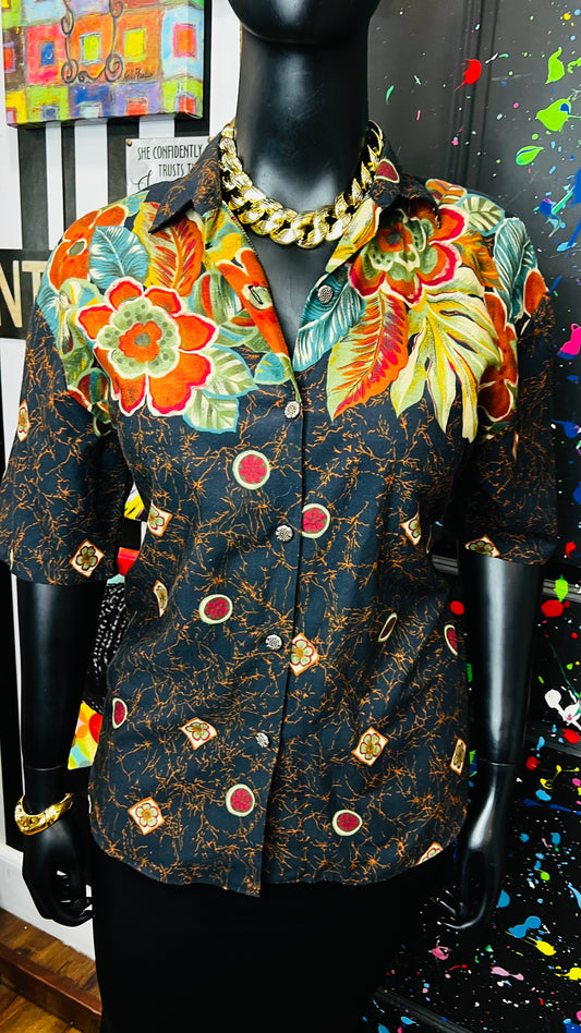 Vintage Abstract Blouse (16)