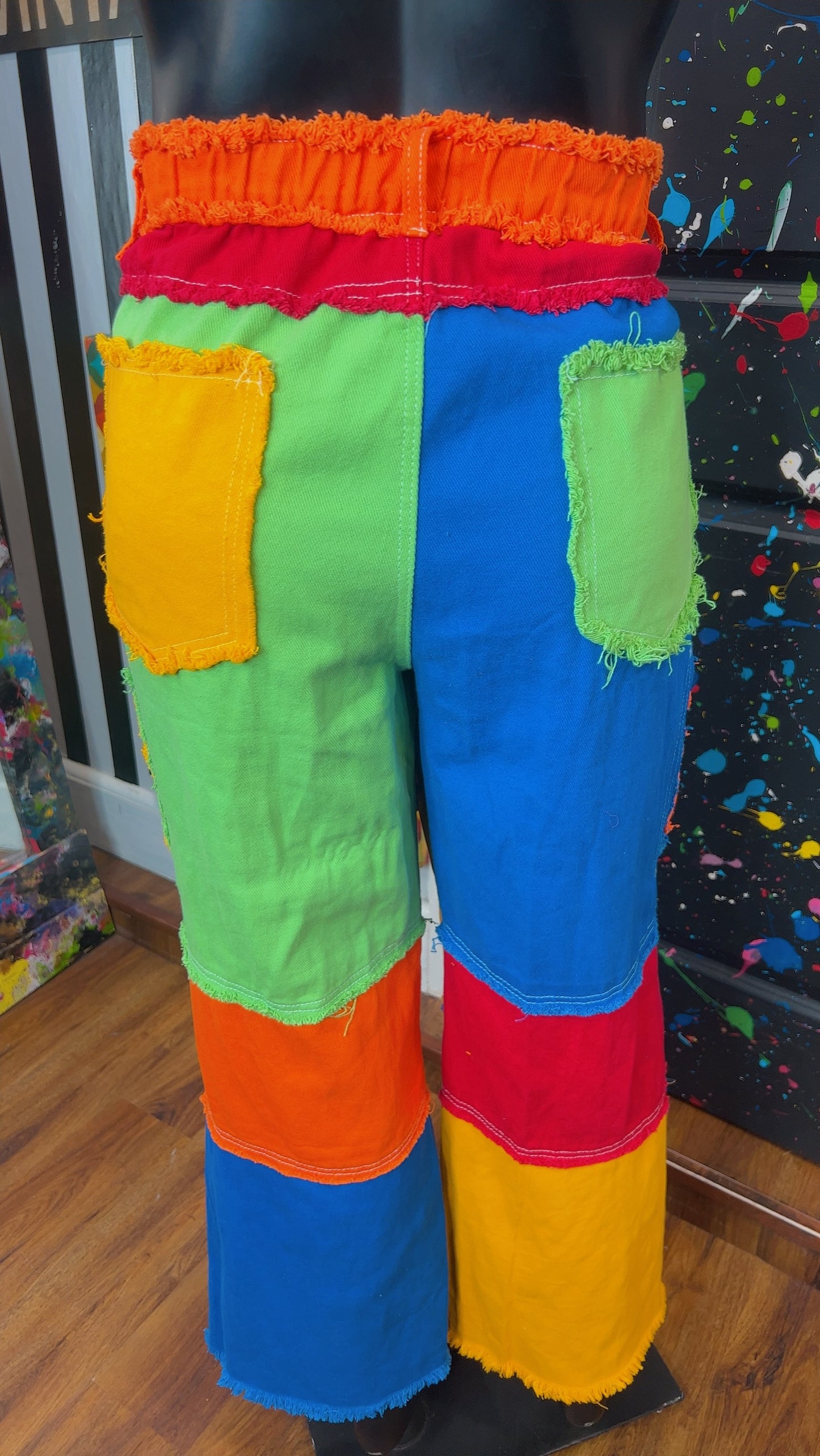 Colorblock Patchwork Jeans (18)