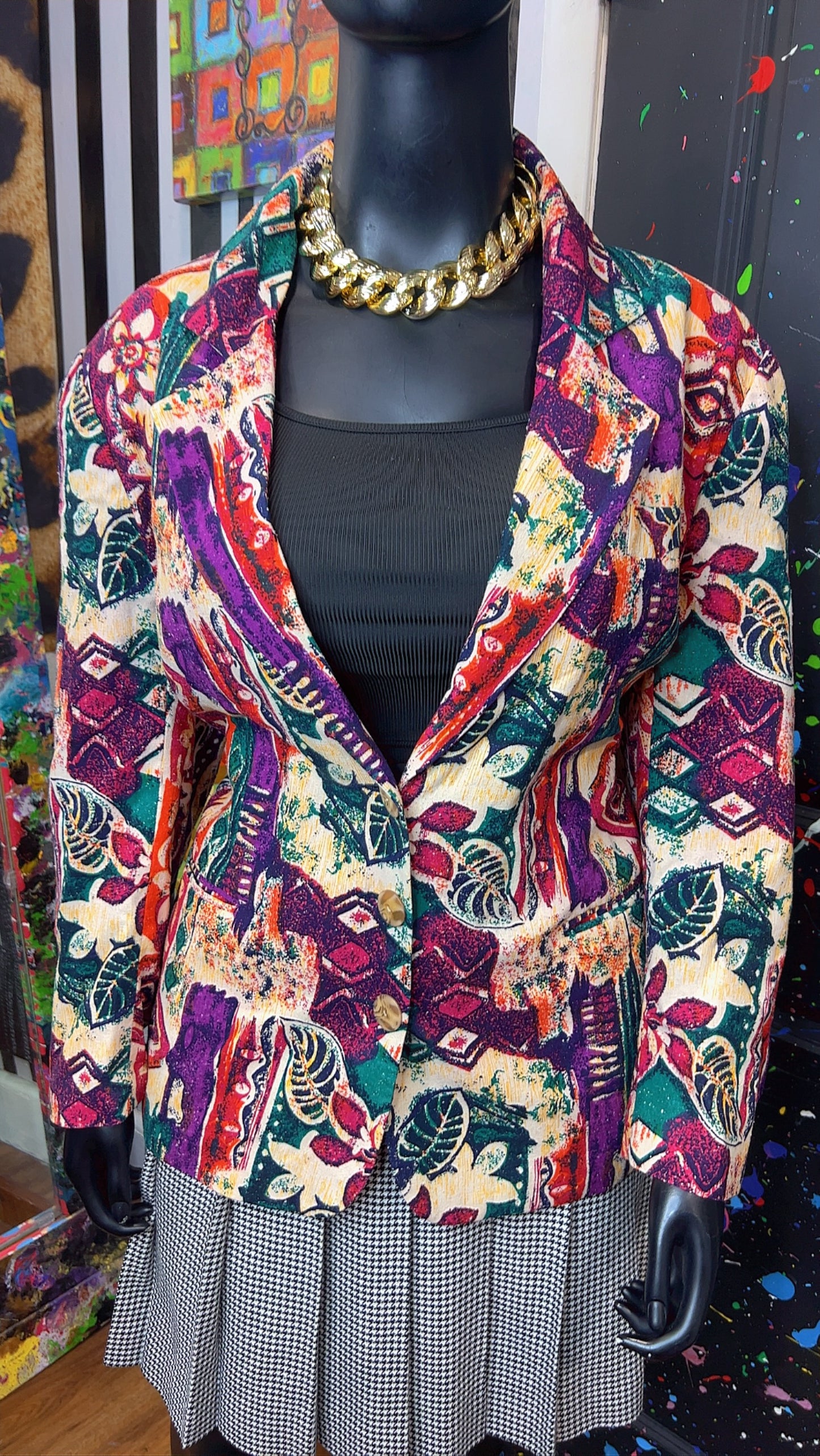 Vintage Abstract Blazer (22)