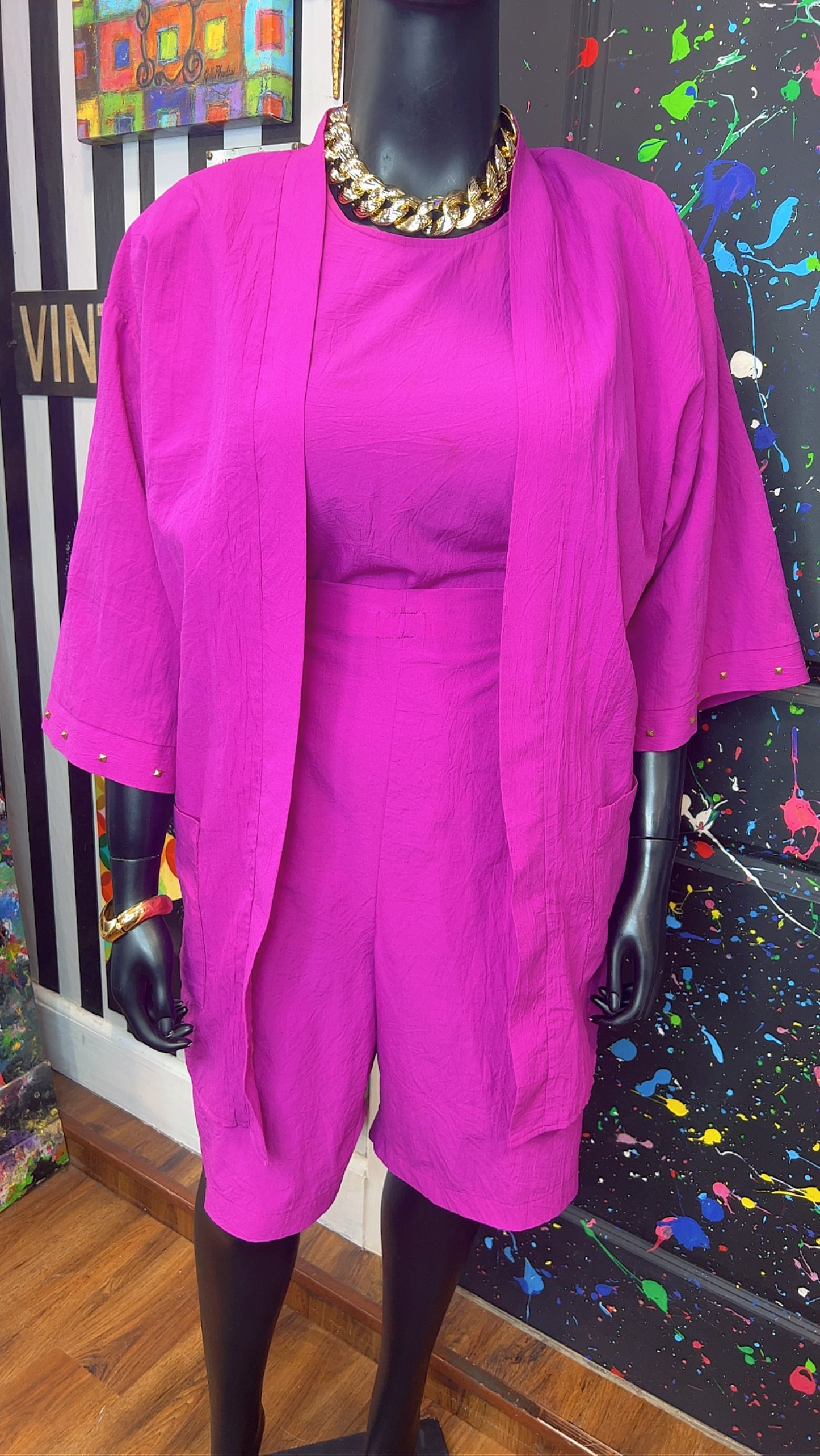 Vintage Shorts Set w/ Matching Duster (24W)