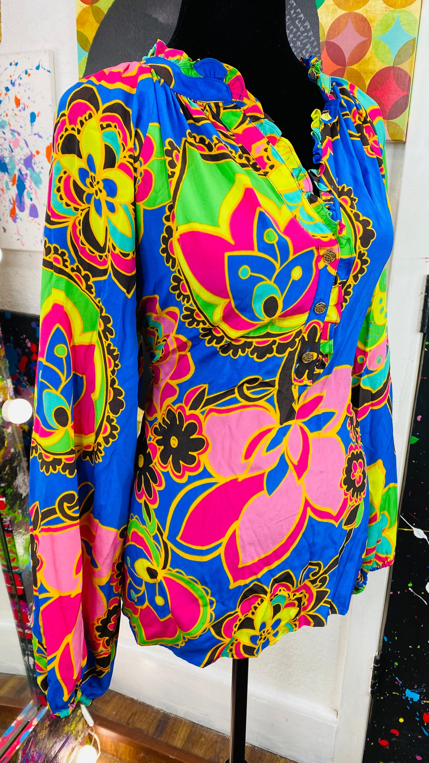 Vintage Long Sleeve Blouse