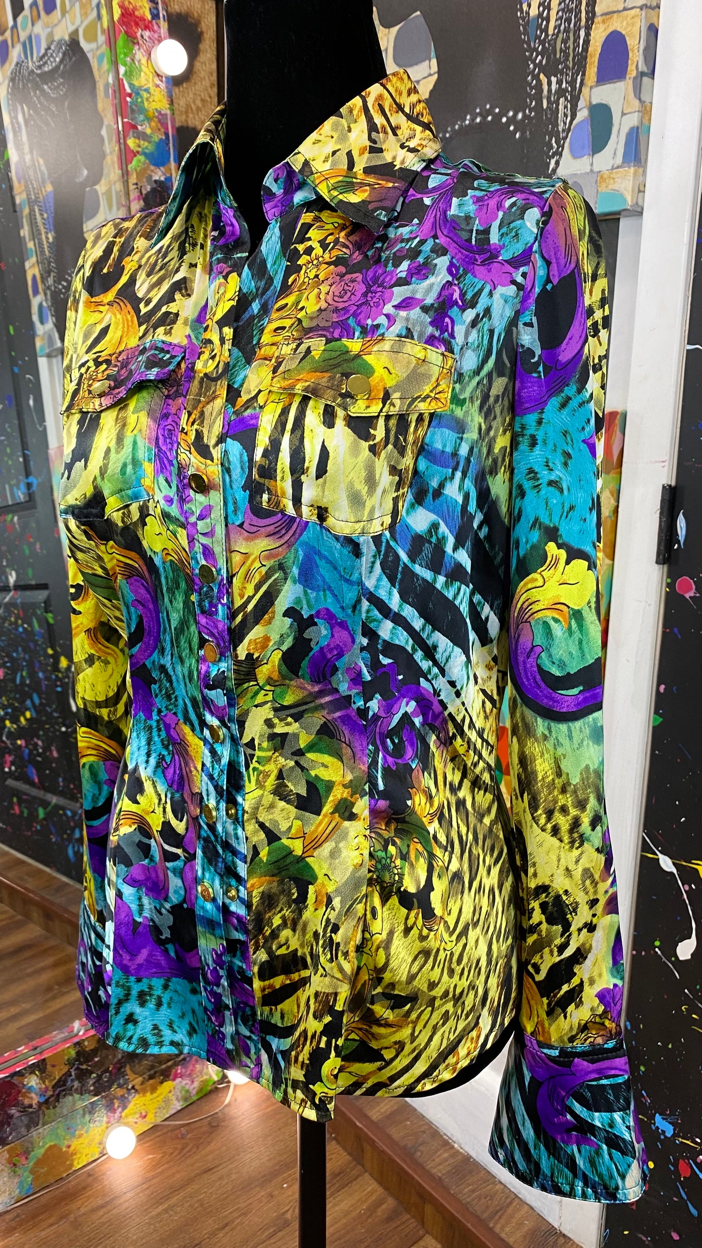 Vintage Cache Long Sleeve Blouse