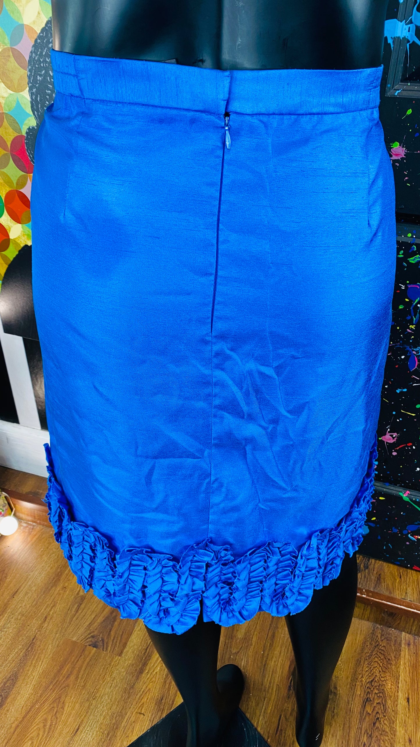Vintage Royal Mini Skirt