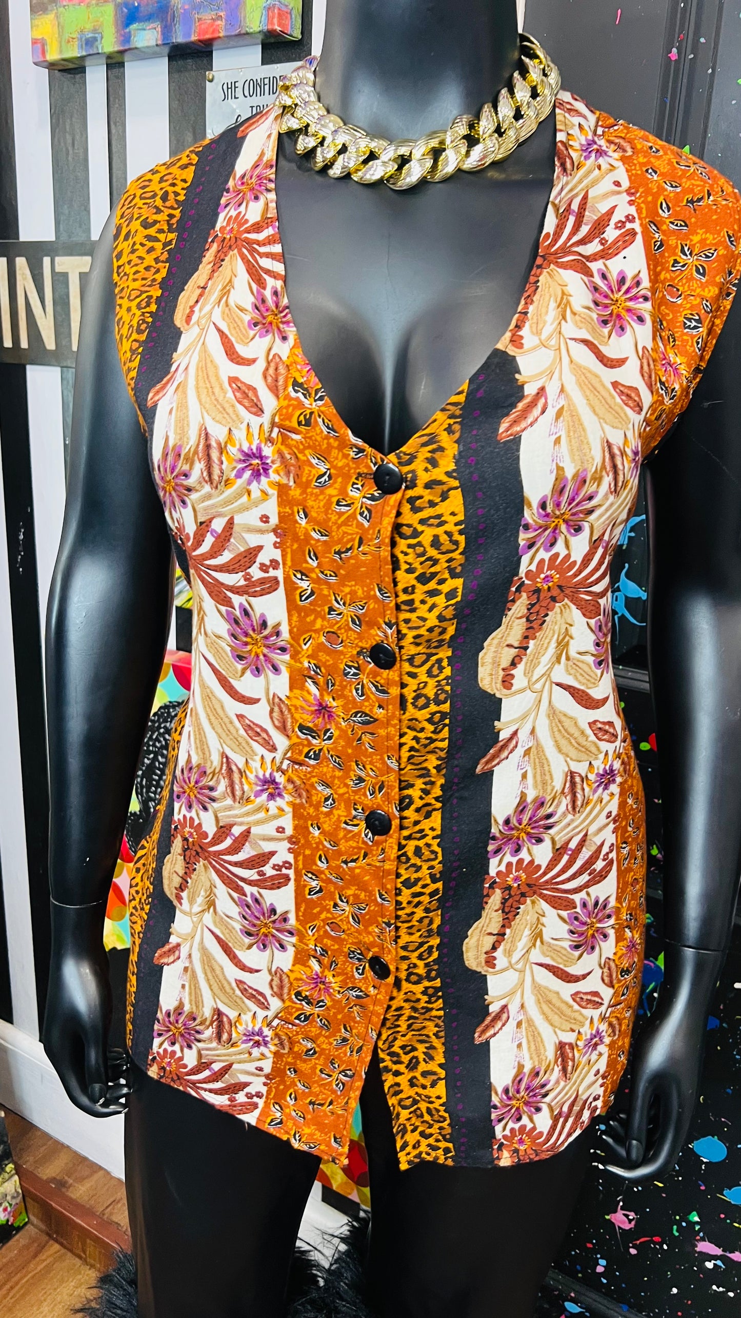 Vintage Sleeveless 90’s Blouse (24)