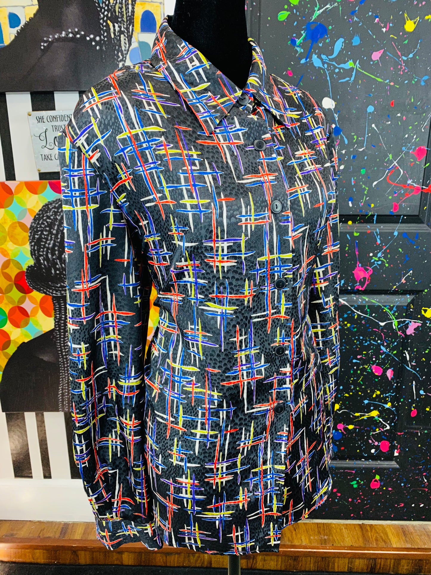 Vintage Norton McNaughton Long Sleeve Blouse