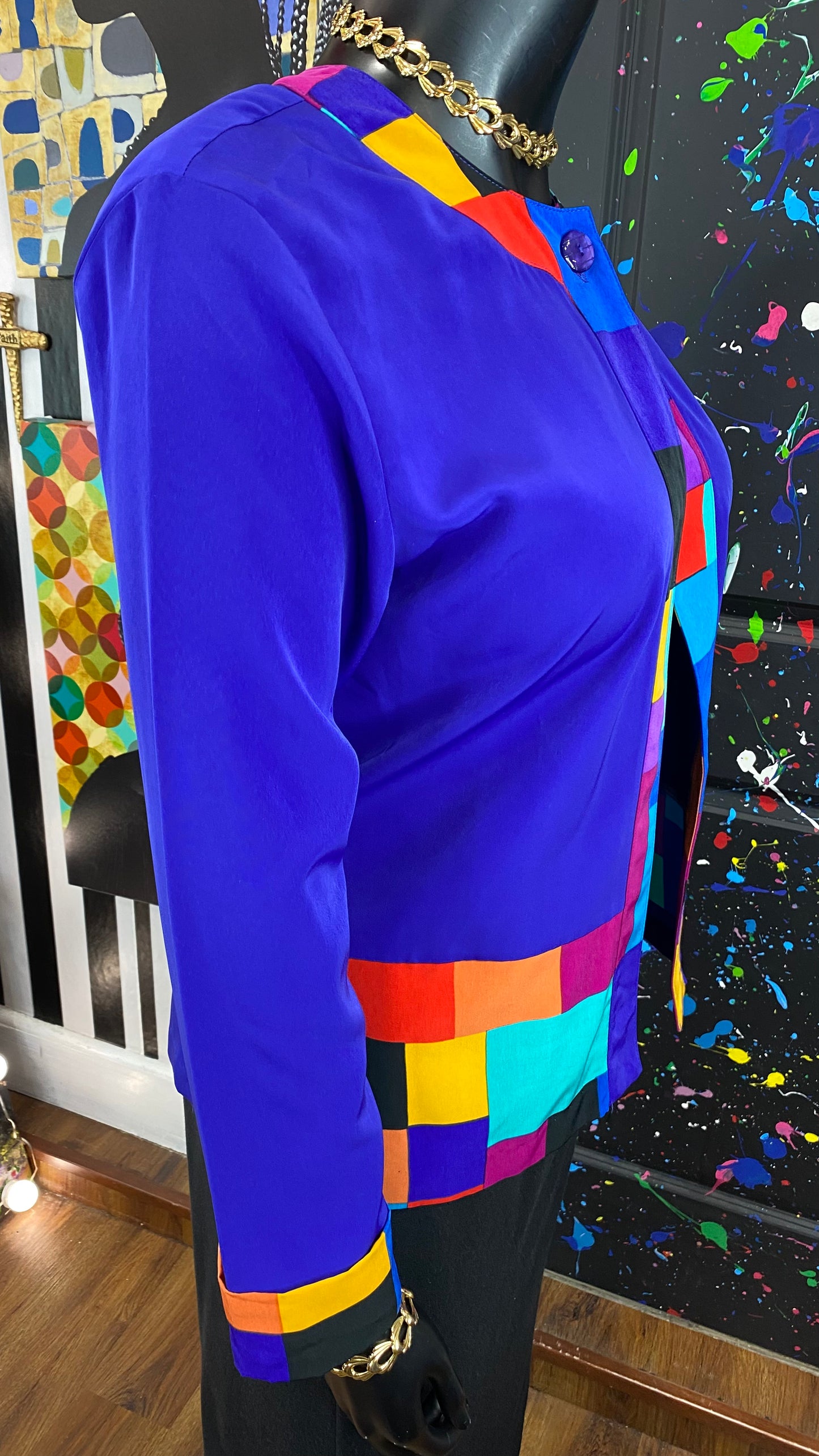 Peter Popovitch 1 Button Blazer