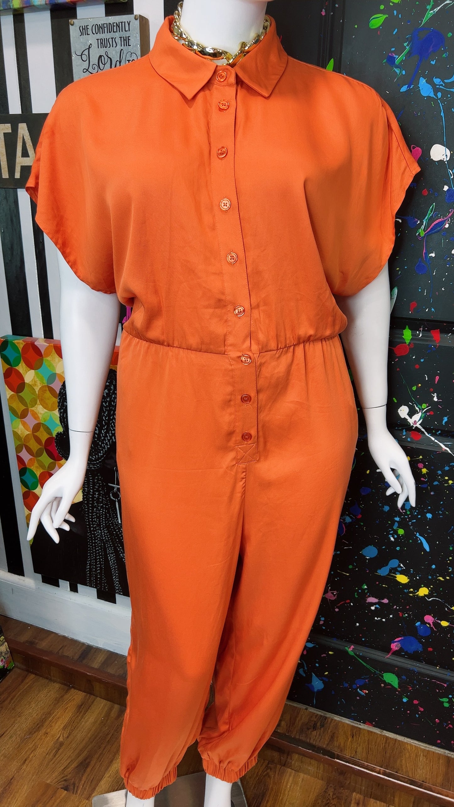 Eloquii Orange Jumpsuit (24)