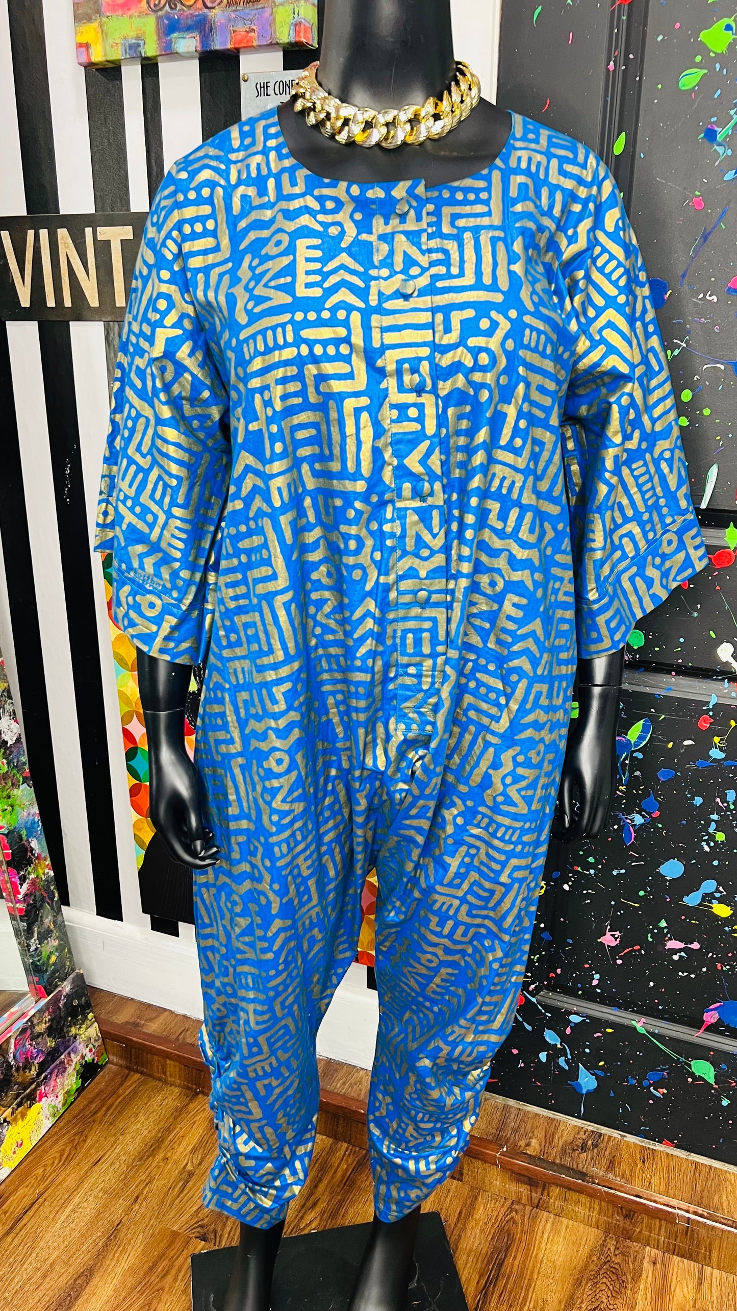 Vintage Traditional African Jumpsuit (16)