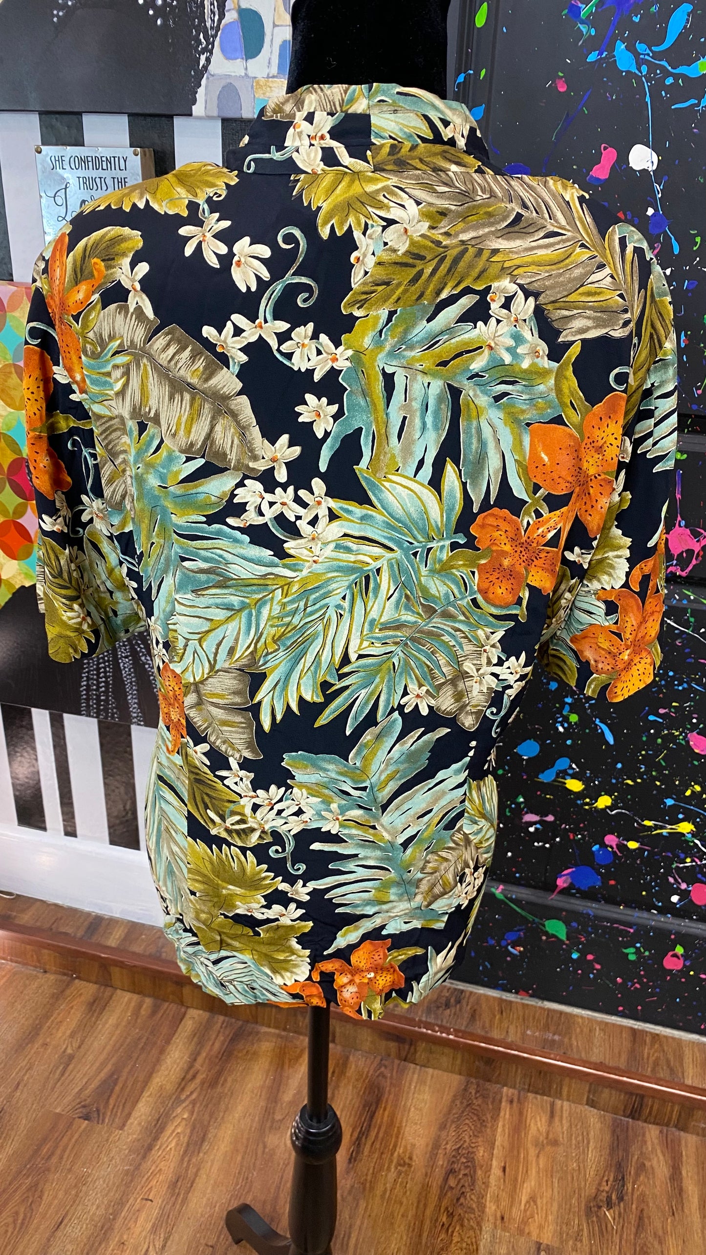 Vintage Carole Little Short Sleeve Blouse