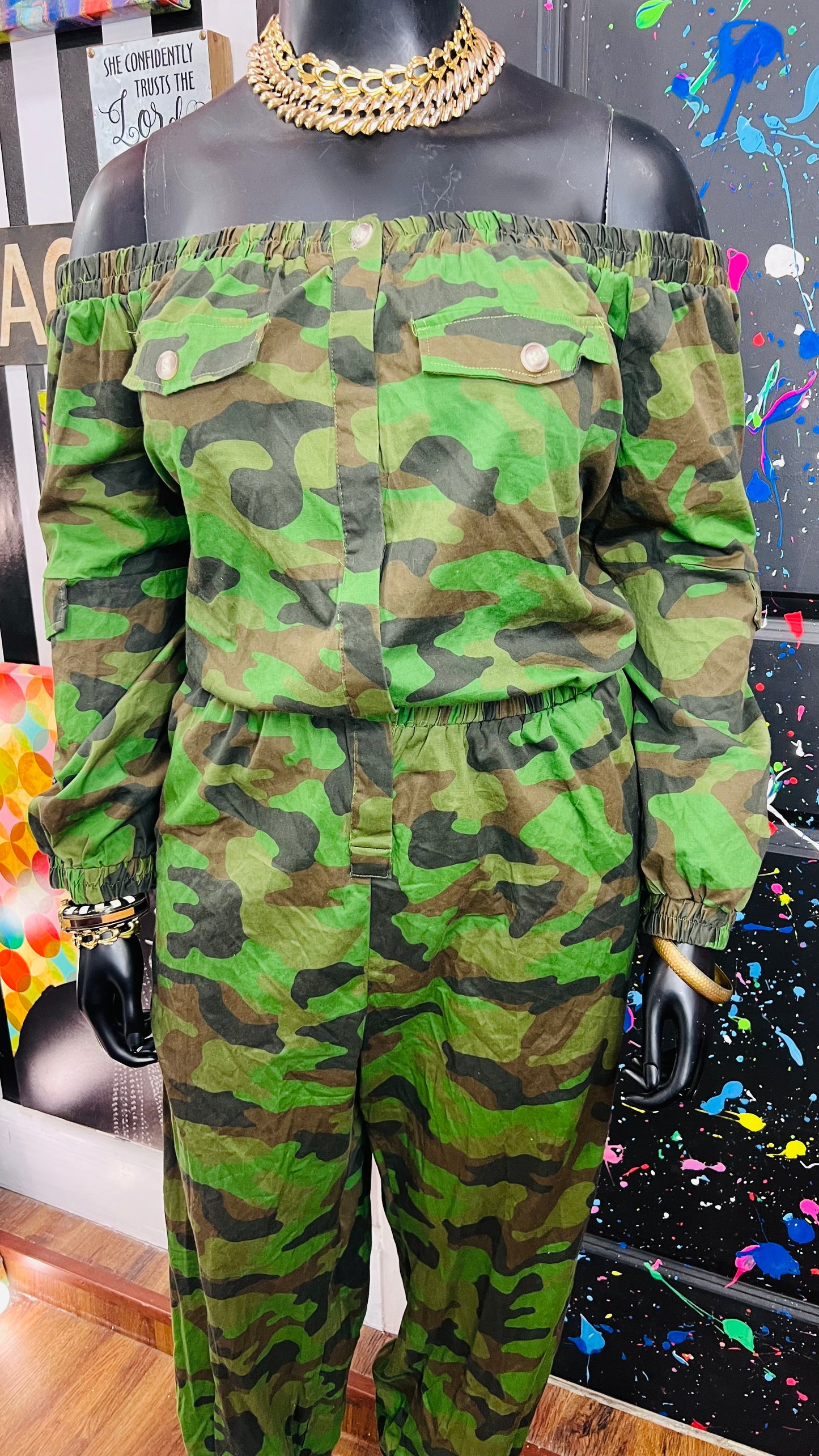 Off Shoulder Fashion To Figure Camo Jumpsuit (24)