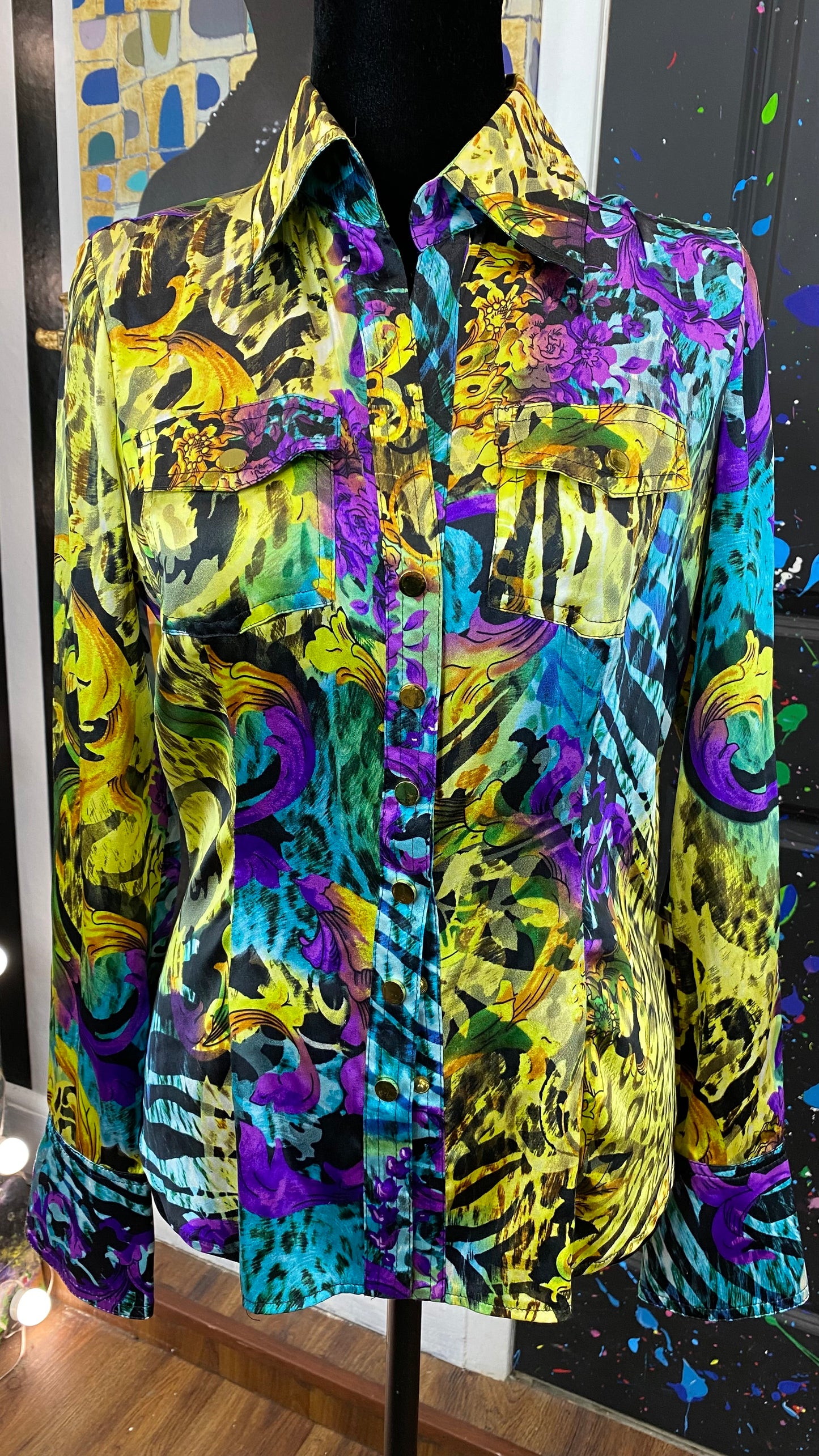 Vintage Cache Long Sleeve Blouse