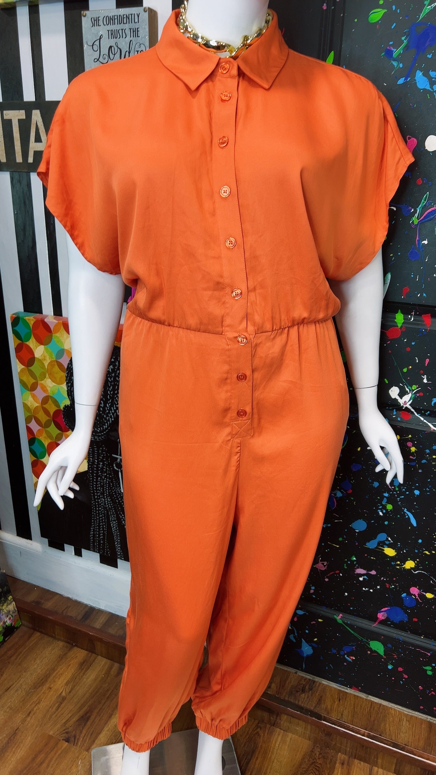 Eloquii Orange Jumpsuit (24)