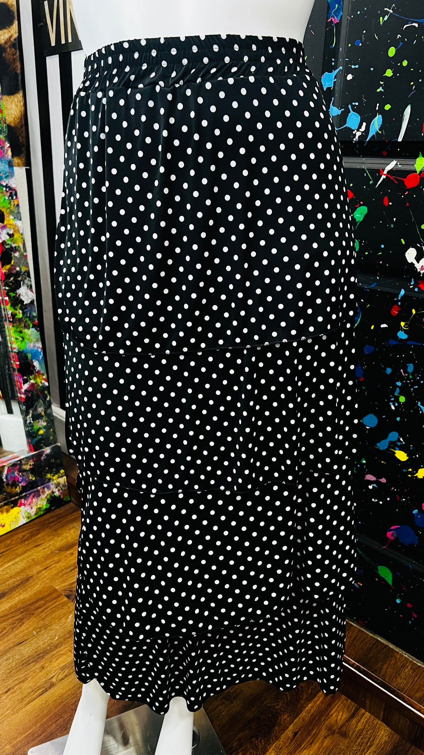 Black & White Layered Skirt (16/18)