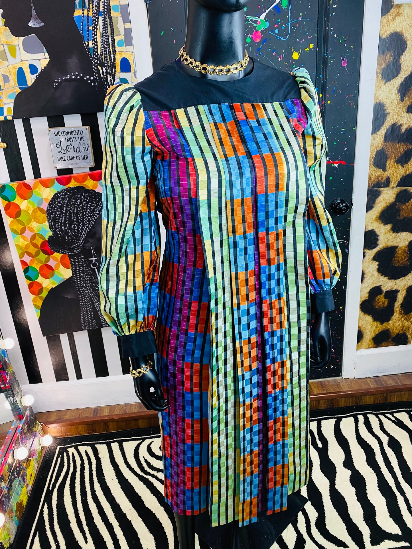 Vintage Long Sleeve Dress