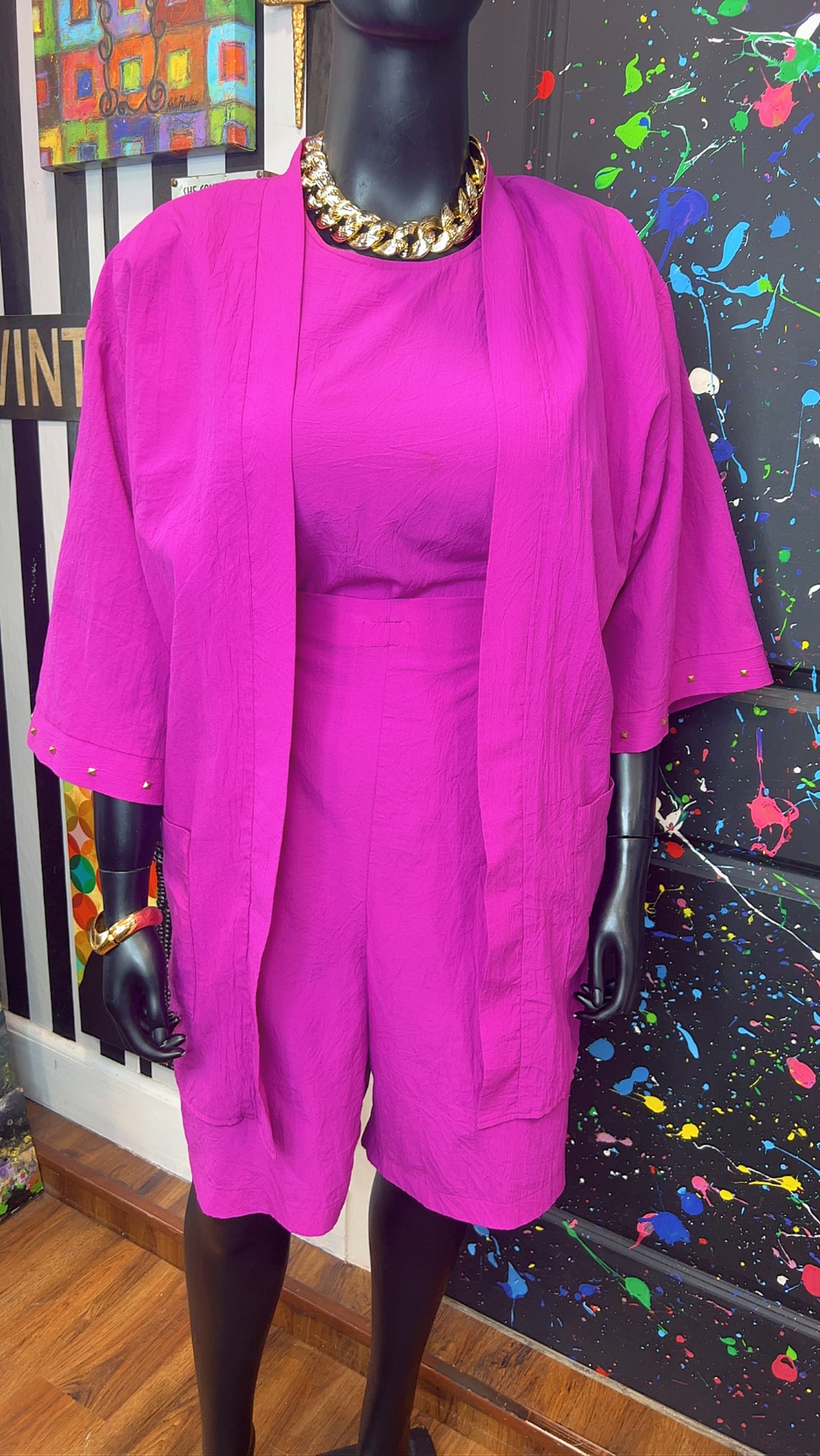 Vintage Shorts Set w/ Matching Duster (24W)