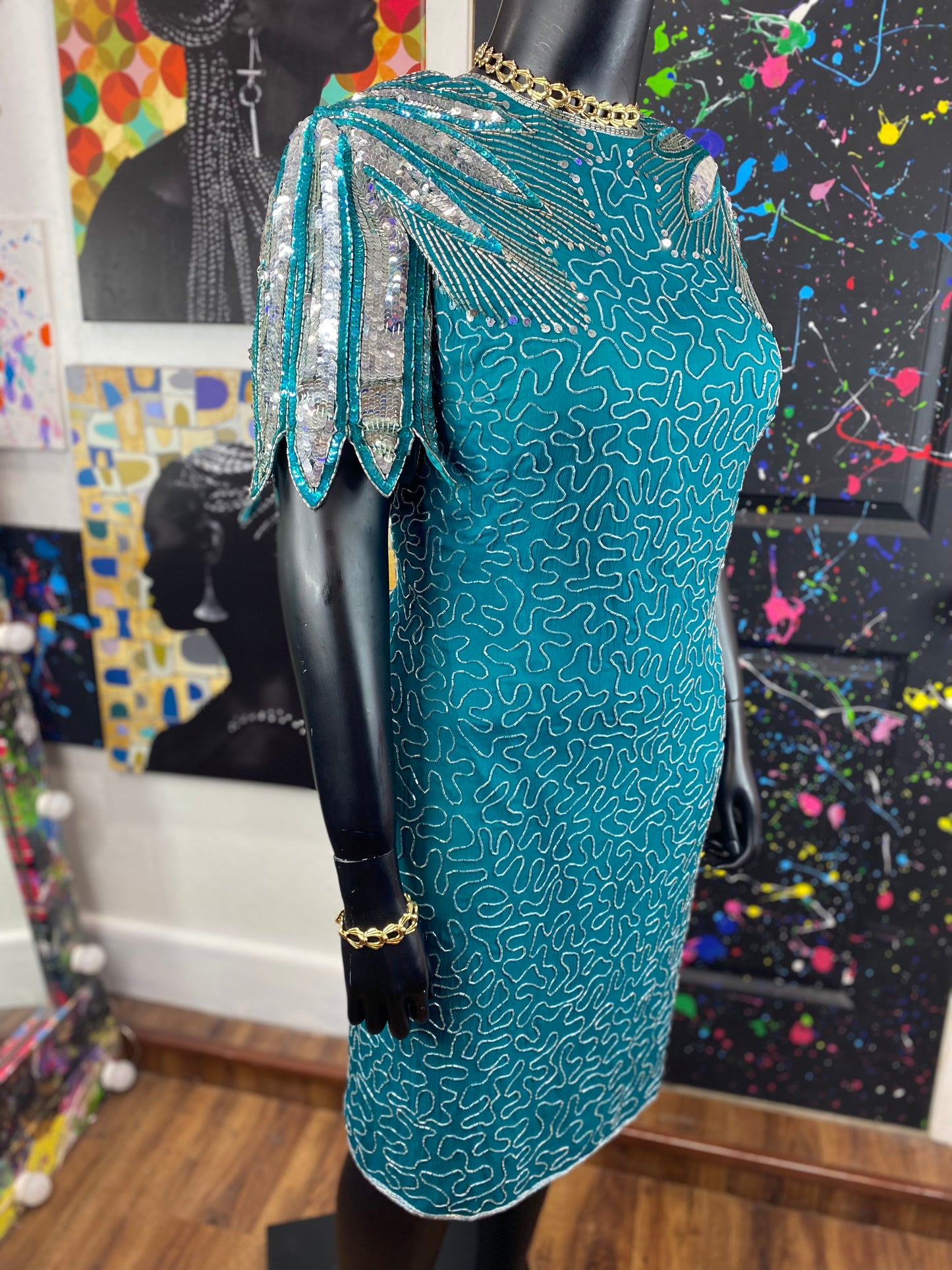 Vintage Sequin Dress