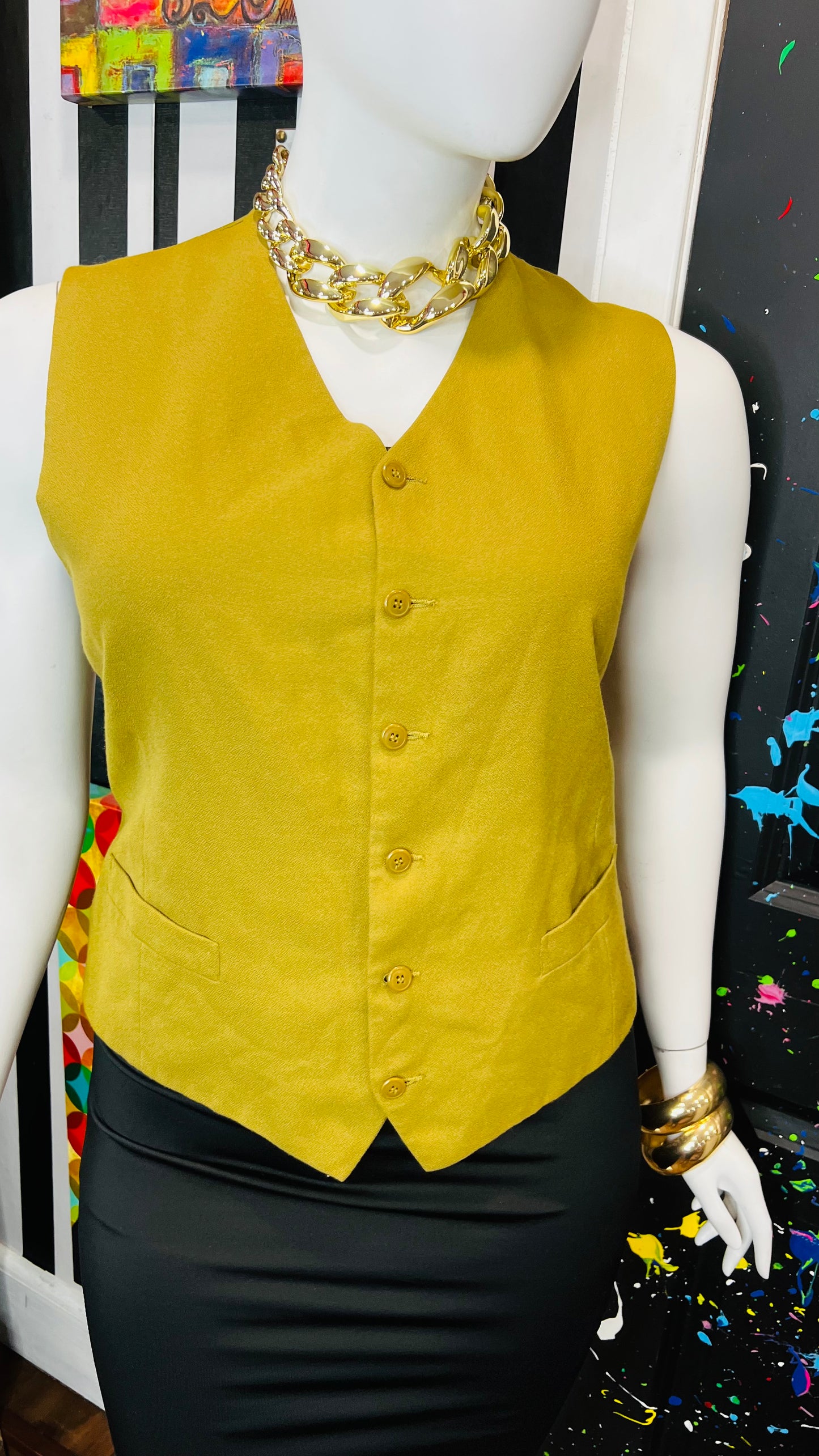 Vintage Gold Vest (14)