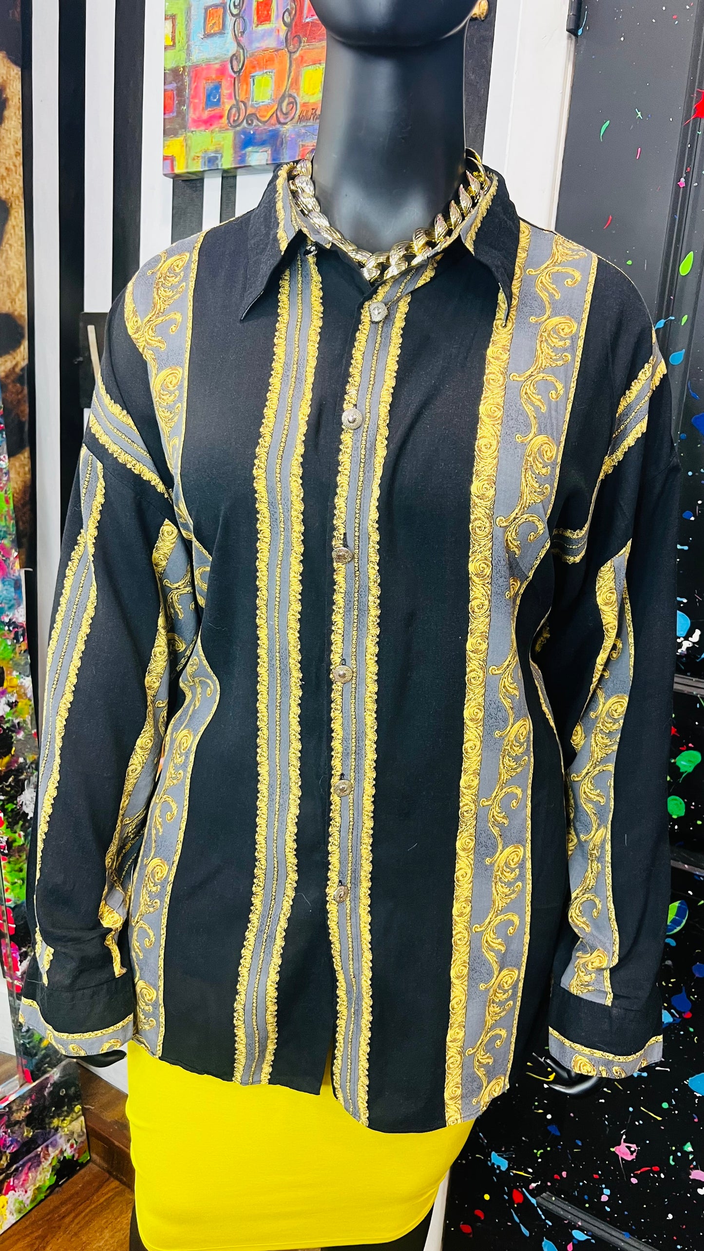 Vintage Rayon Blouse (26)