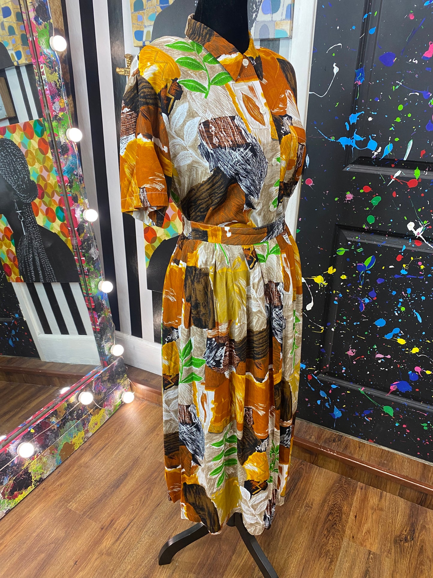 Vintage Melrose 2 piece Skirt Set