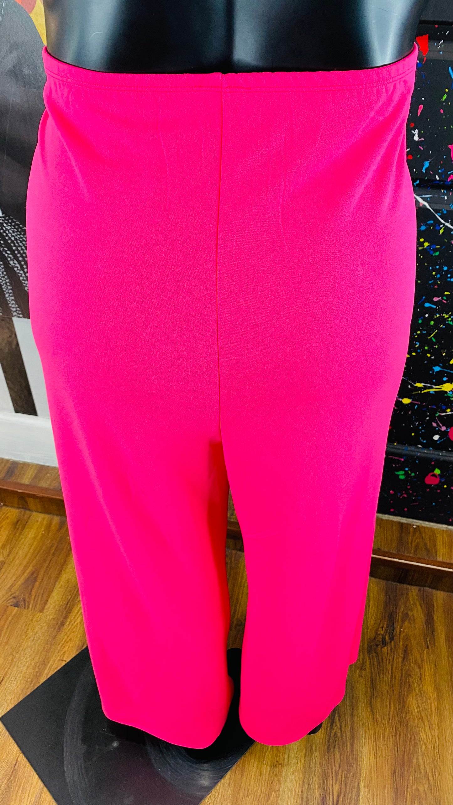 Vamp Pink Gold Botton Pants