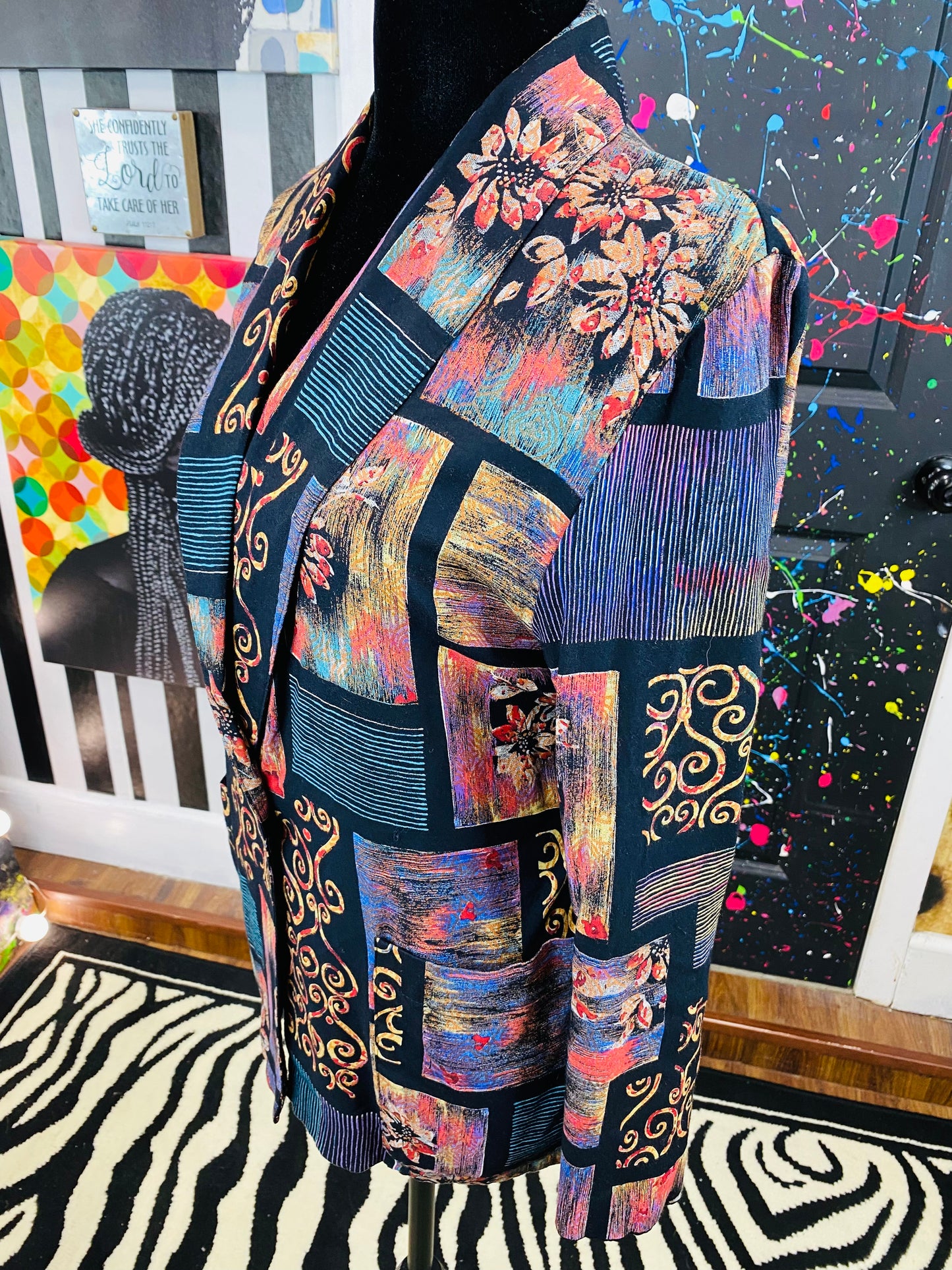 Vintage Kensington Square lightweight Blazer