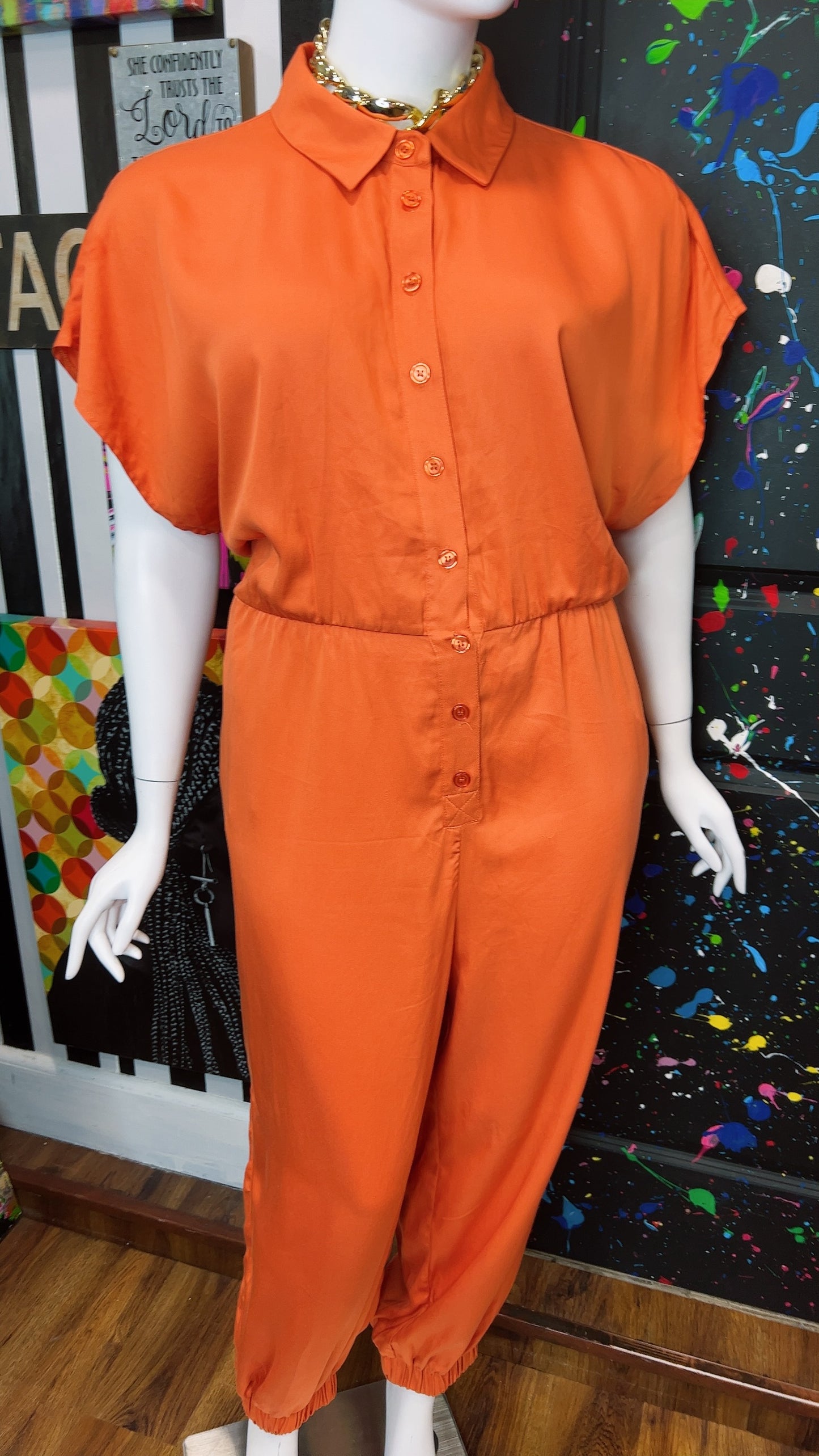 Eloquii Orange Jumpsuit (24)