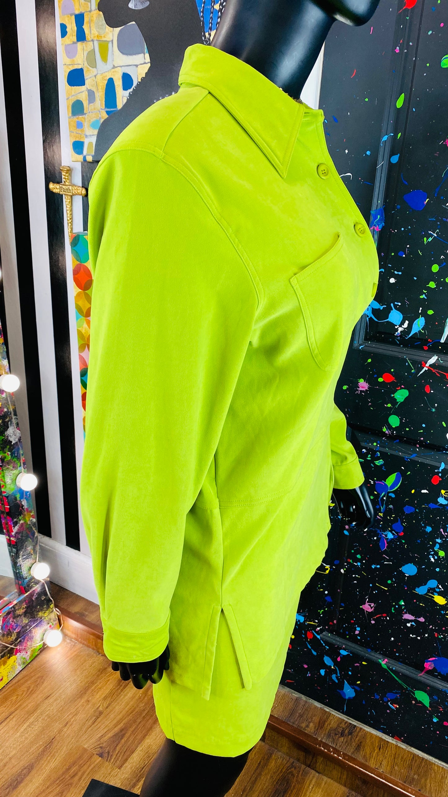 Avenue Green 2 piece Skirt Set