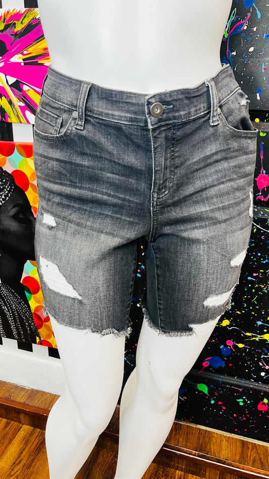 Torrid Distressed Denim Shorts (18)