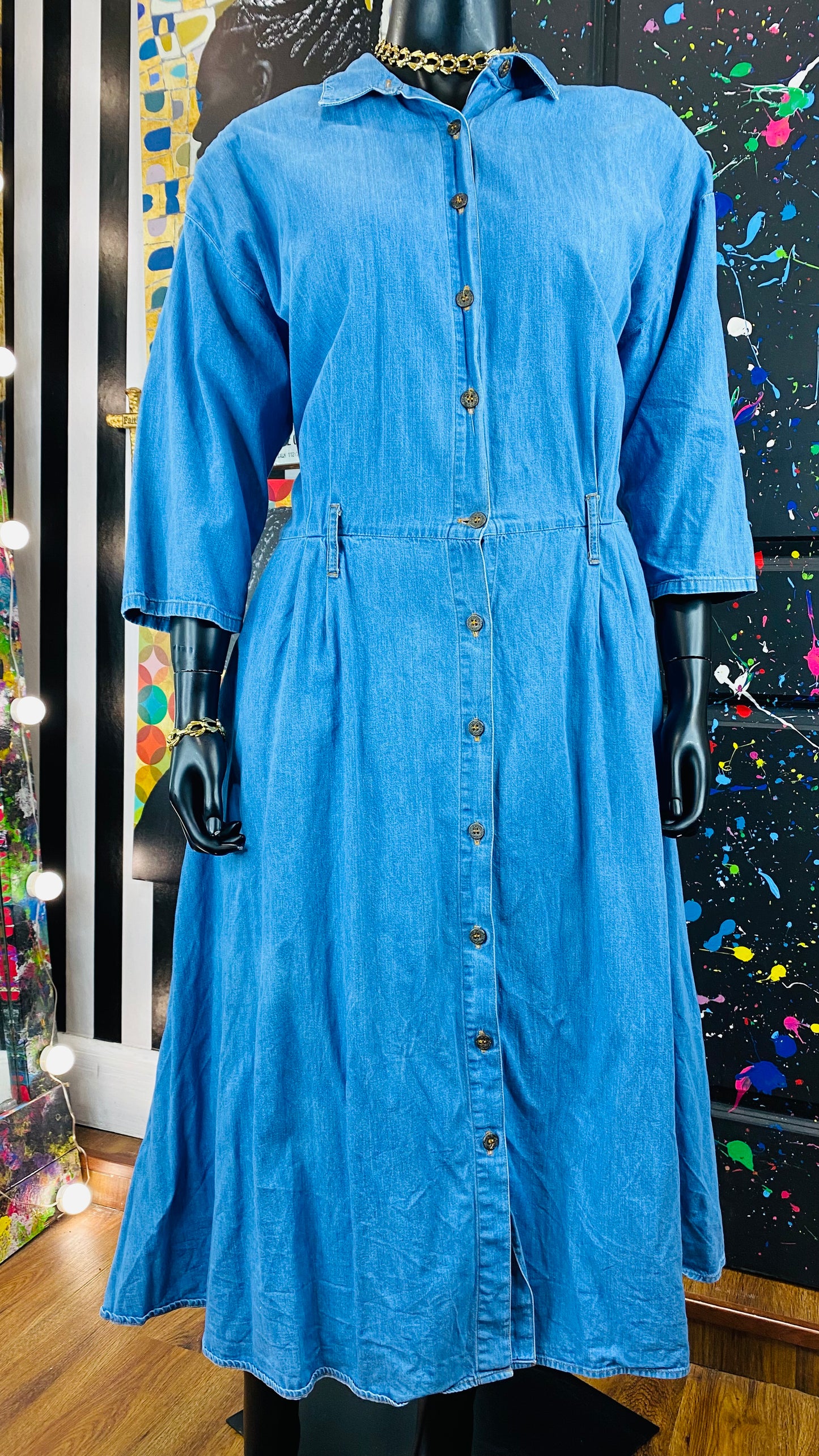 Vintage Denim Dress
