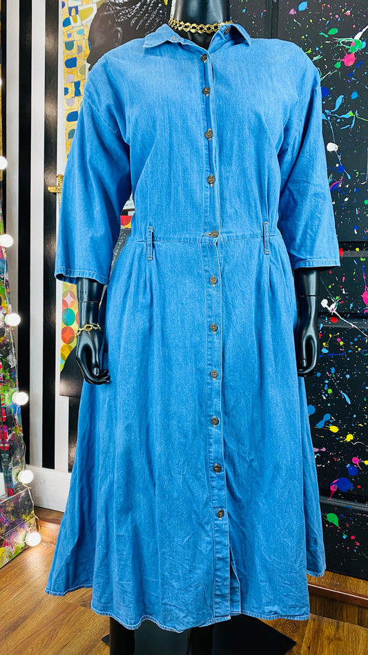 Vintage Denim Dress