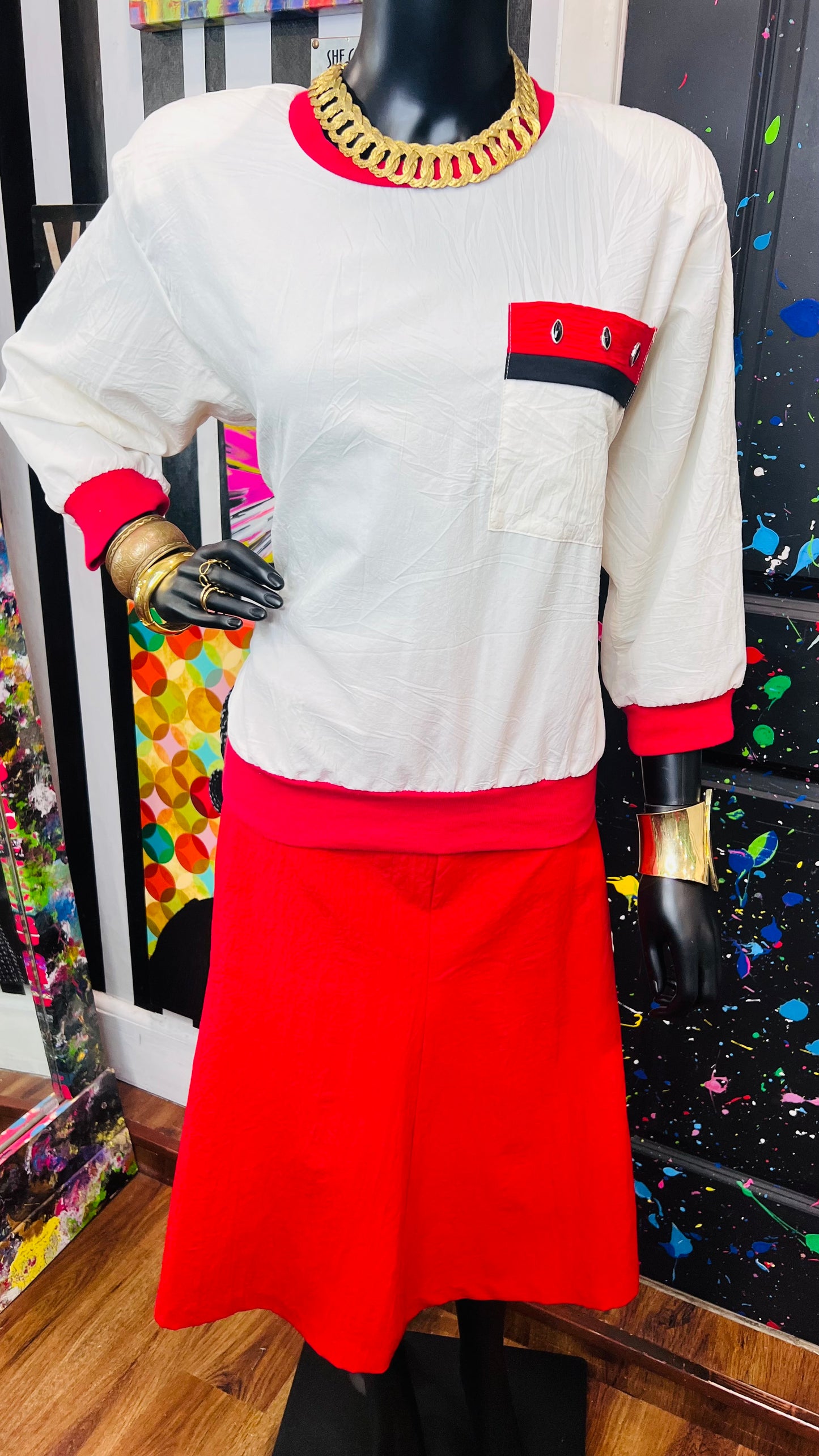 Vintage Teddi Skirt Set (12)